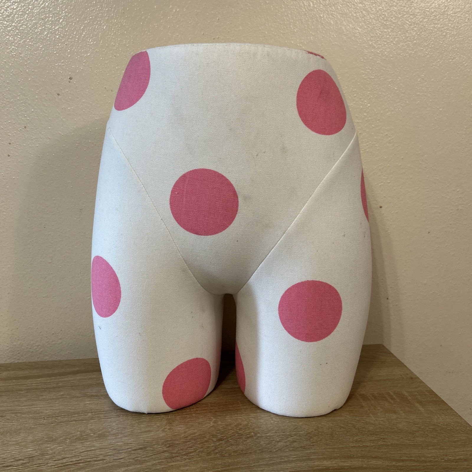 Victoria's Secret Polka Dot Mannequin Rare Collectable Pink Collection Bottom