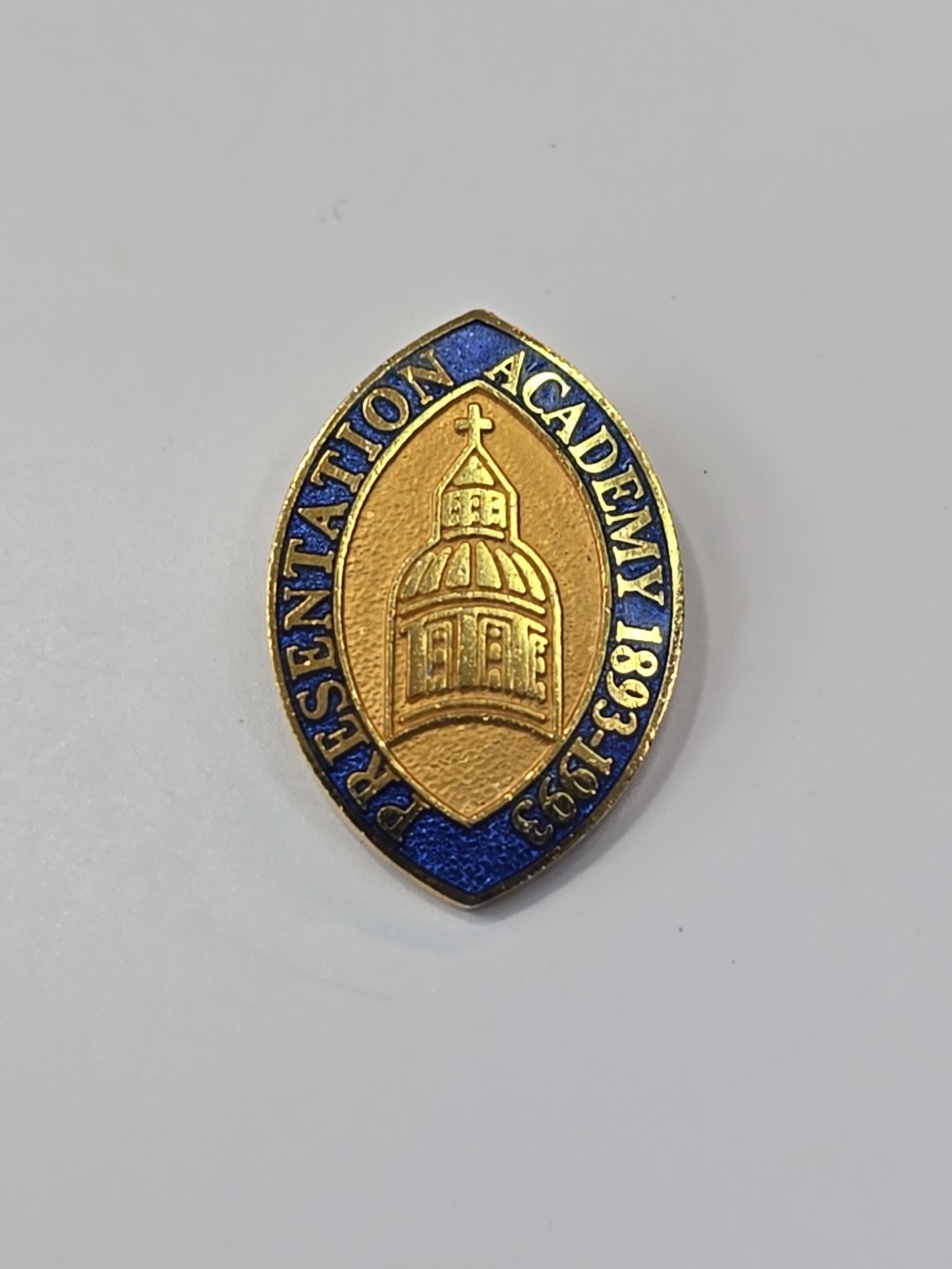 Presentation Academy 100 Years Lapel Pin 1893-1993 Louisville KY Go Toppers