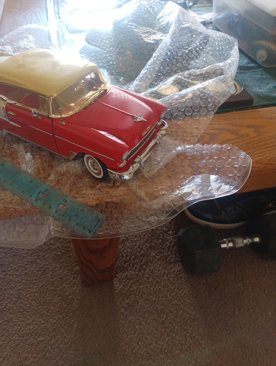 Danbury Mint 1955 Chevrolet Belair Hardtop 1:16 Scale Model Car
