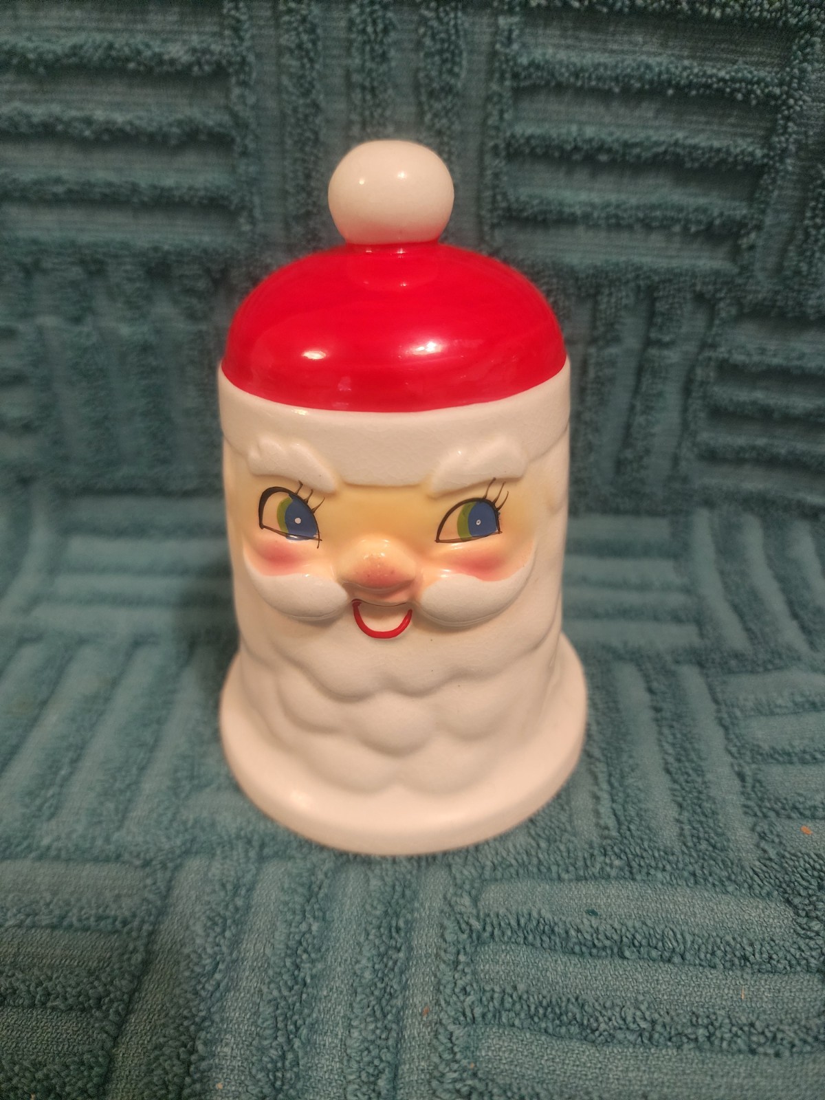 Vintage 1962 Holt Howard Christmas Santa Head Bell Japan Works