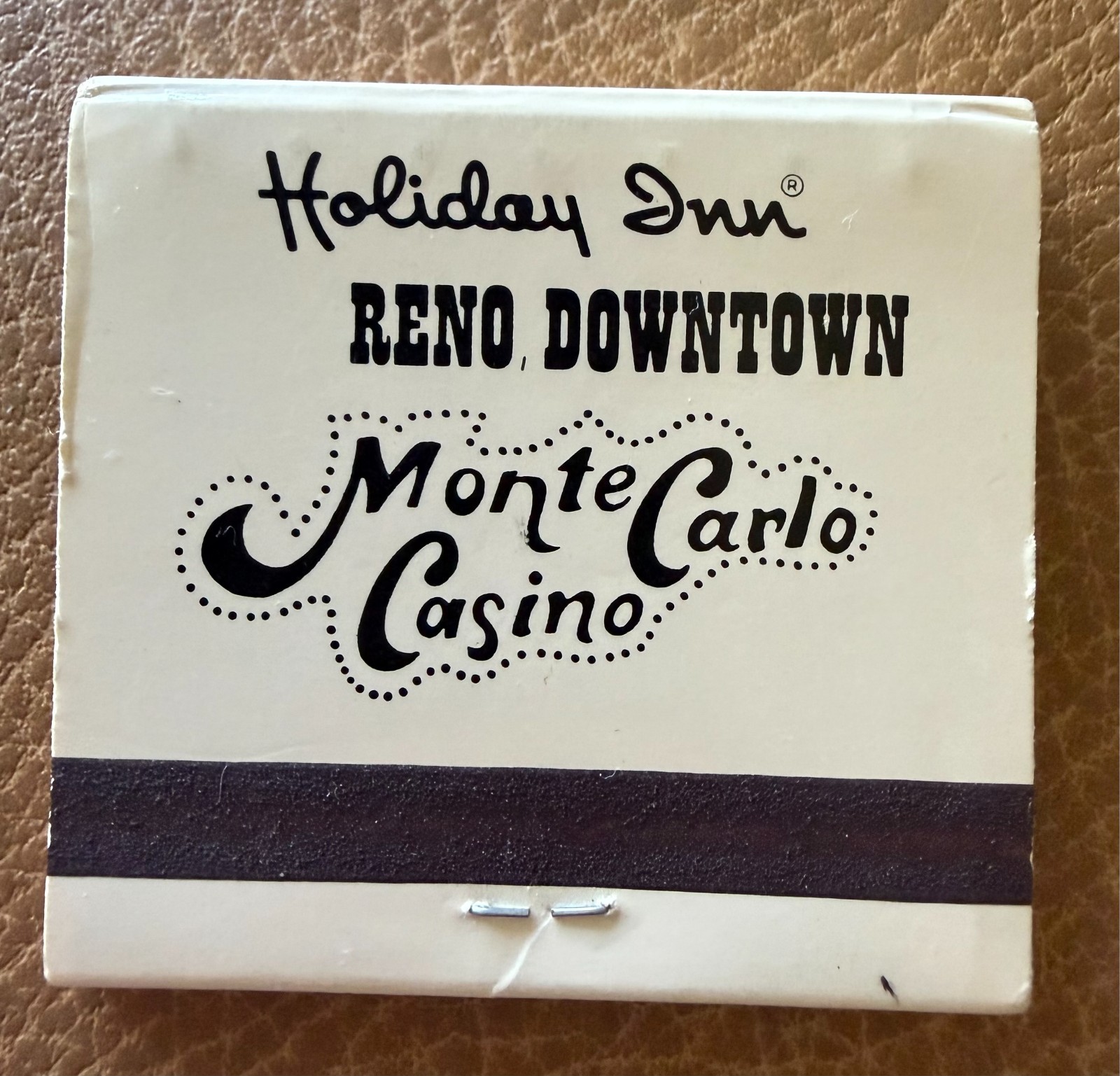 Vintage 1970s Holiday Inn Reno Downtown Monte Carlo Casino Matchbook Nevada
