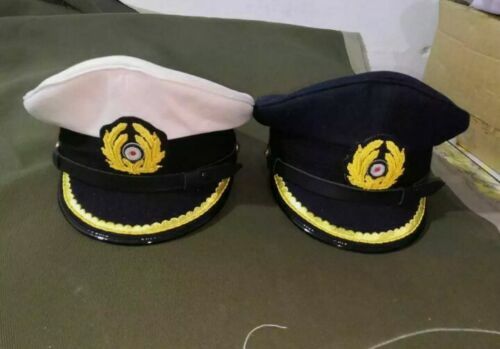 Visor Cap - German style U-BOAT Captain Visor Hat Cap SET OF 2