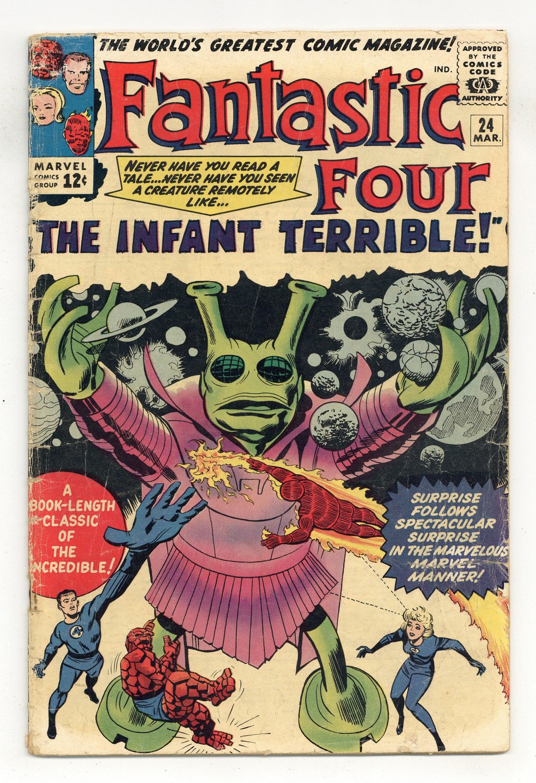 Fantastic Four #24 GD+ 2.5 1964