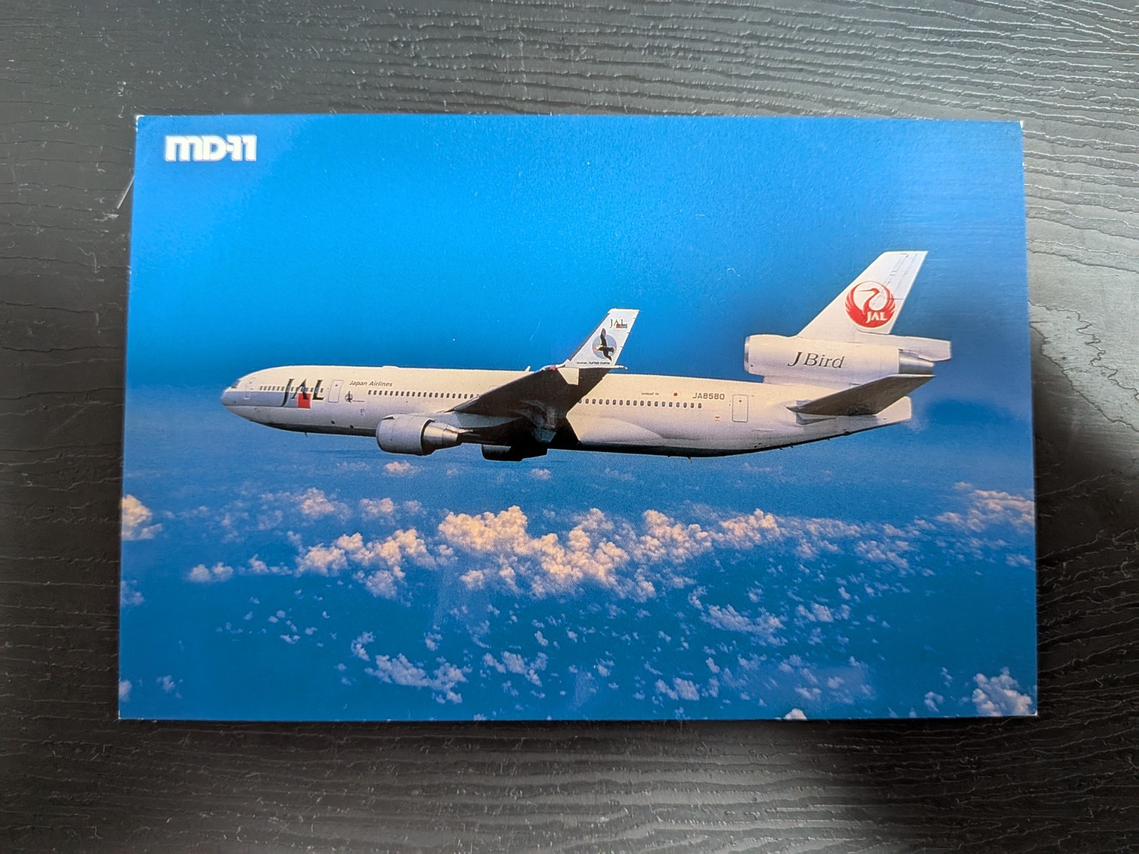 Japan Airlines JAL DC-10 Airplane Postcard Retired Aircraft Aviation Collectible