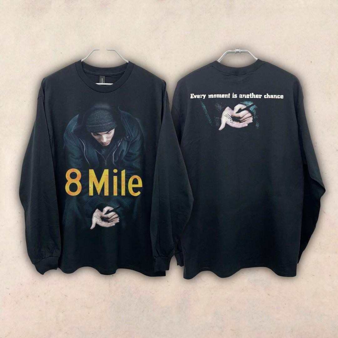 EMINEM 8Mile [Size XL] Long Sleeve Long Sleeve Tee
