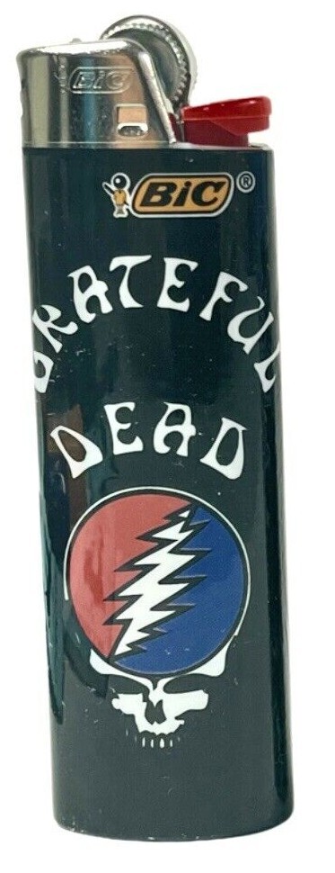 1 Black Grateful Dead Bic Lighters Rare Collectible Brand New