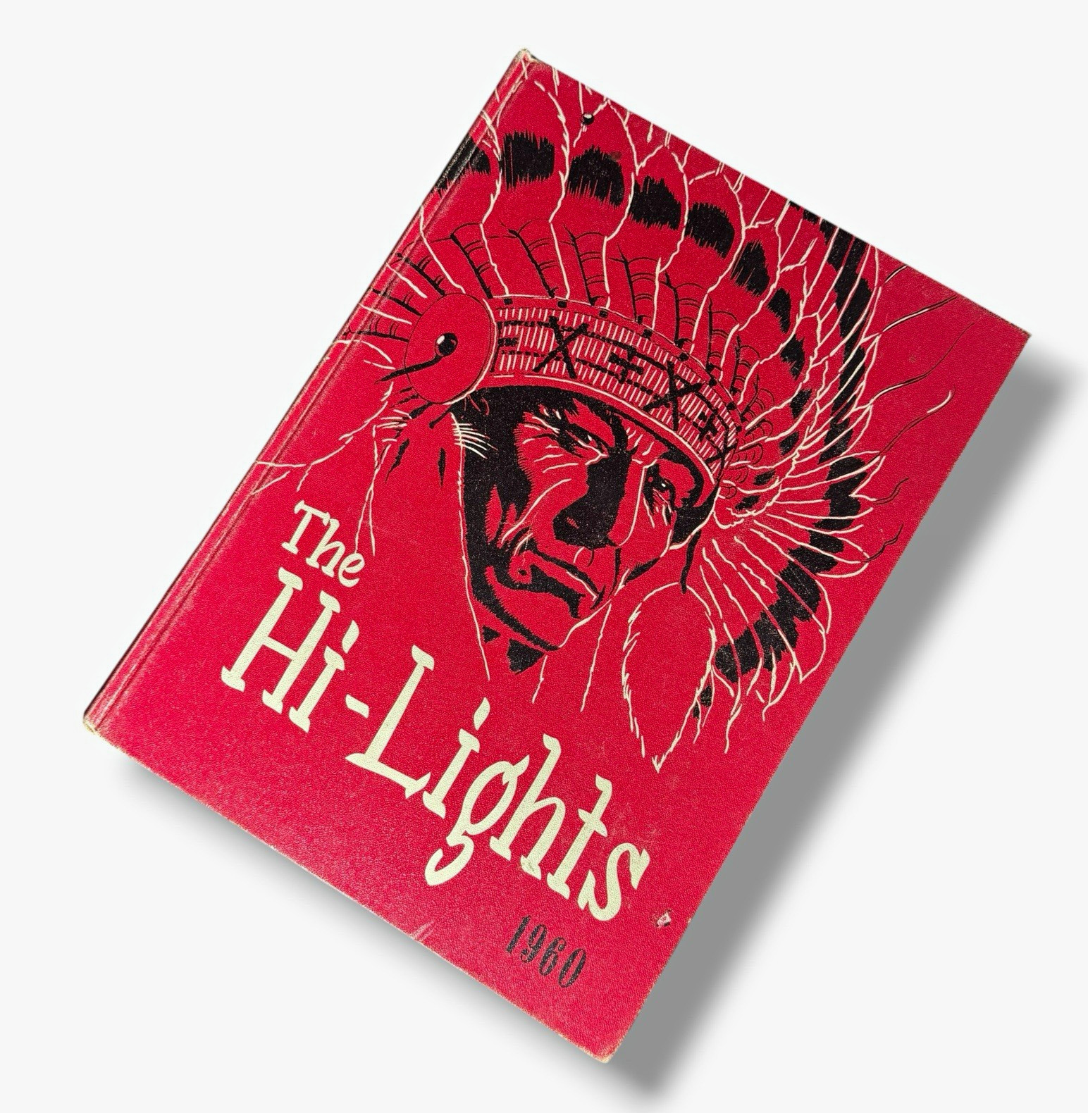 1960 Hi-Lights Lake Shore Junior High Yearbook Jacksonville FL Vintage MCM Cover
