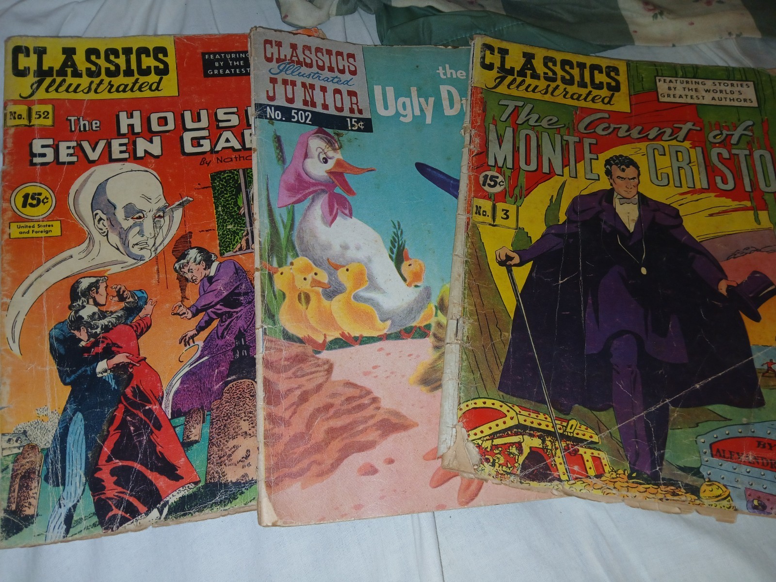 Classics Illustrated Comics, Lot Of 3 Classics Illustrated Comics, Lot Of 3