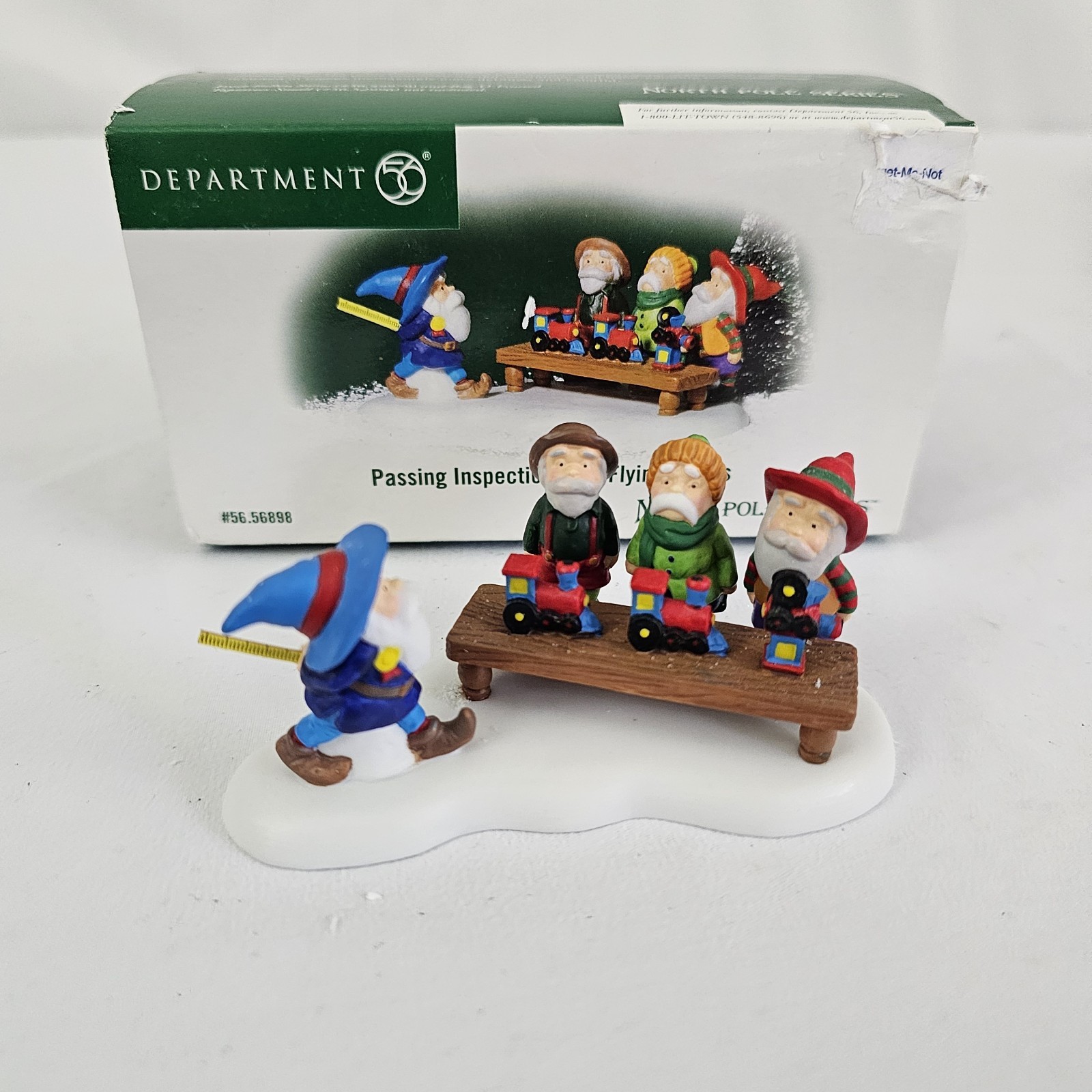 Dept. 56 Passing Inspection With Flying Colors 56898 North Pole Series Figurine