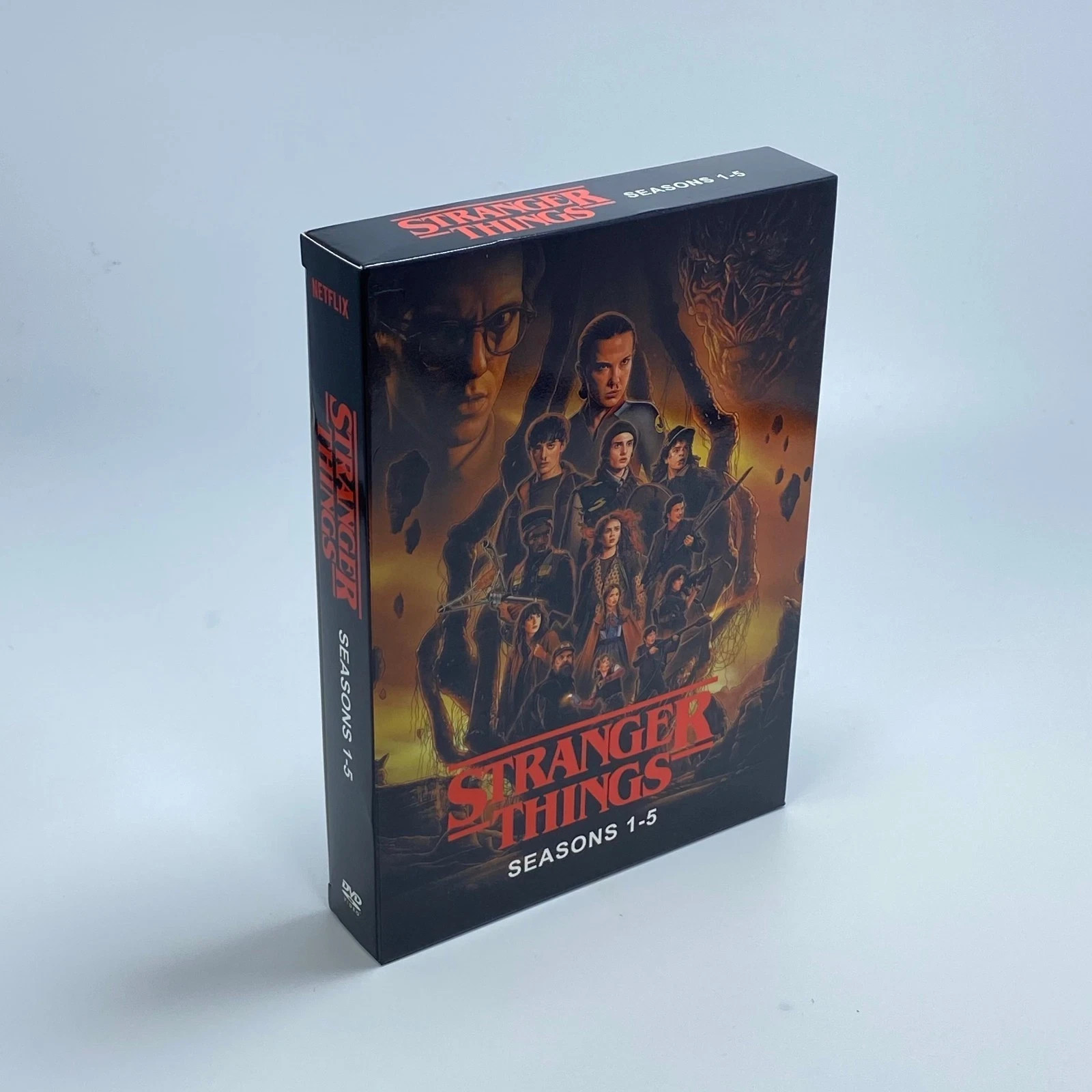 stranger things 1-5 complete series 14 disc dvd box set (usa  seller)