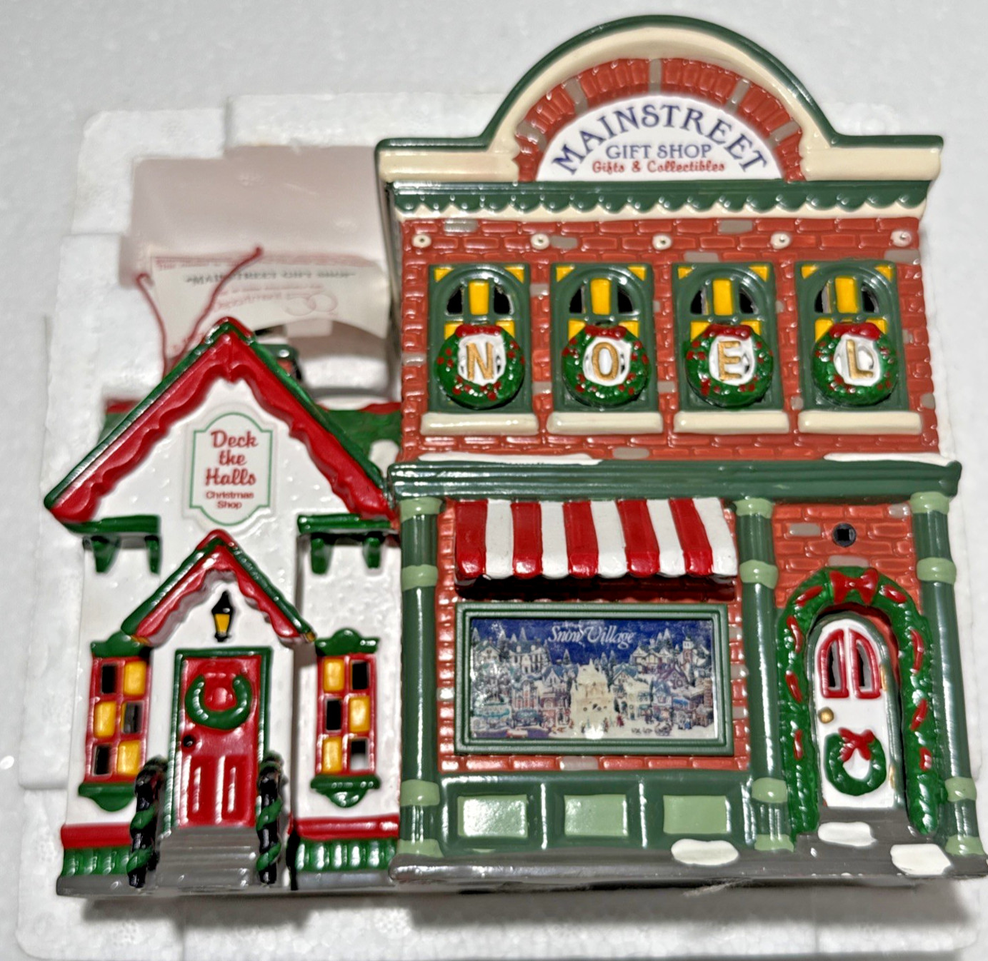 Dept 56 MAINSTREET GIFT SHOP Snow Village #54887 With Original Box No Light