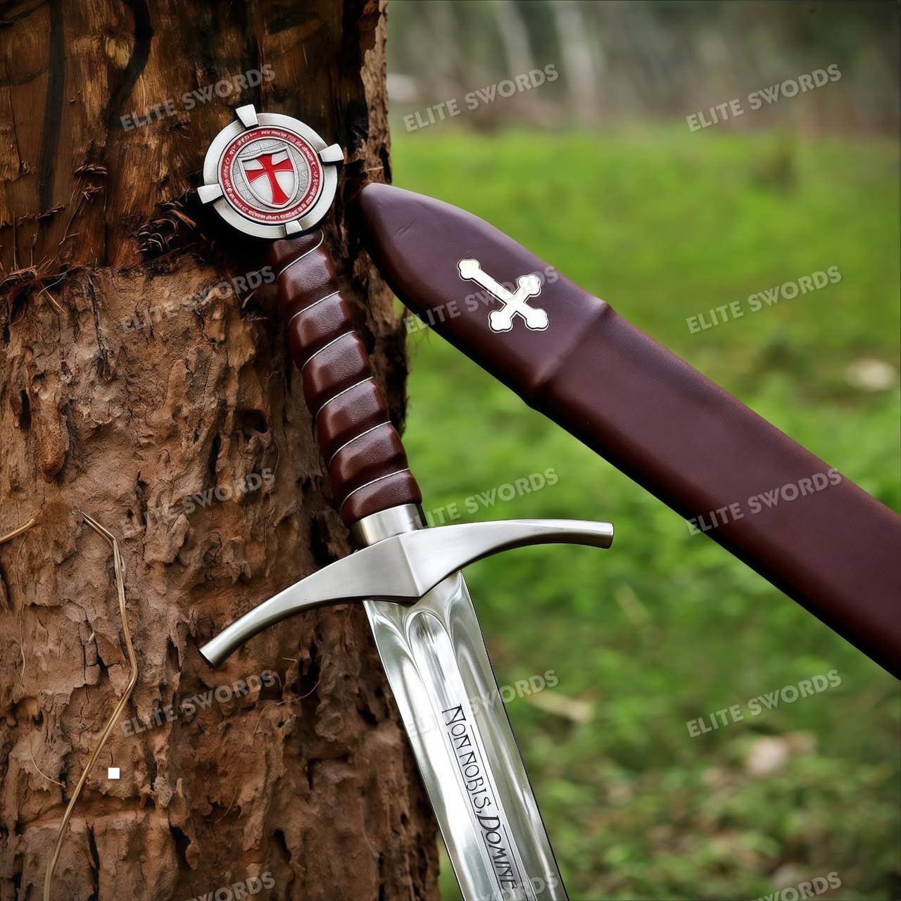 The Accolade Sword of Knights Templar Handmade Collectible Sword Wall Décor gift