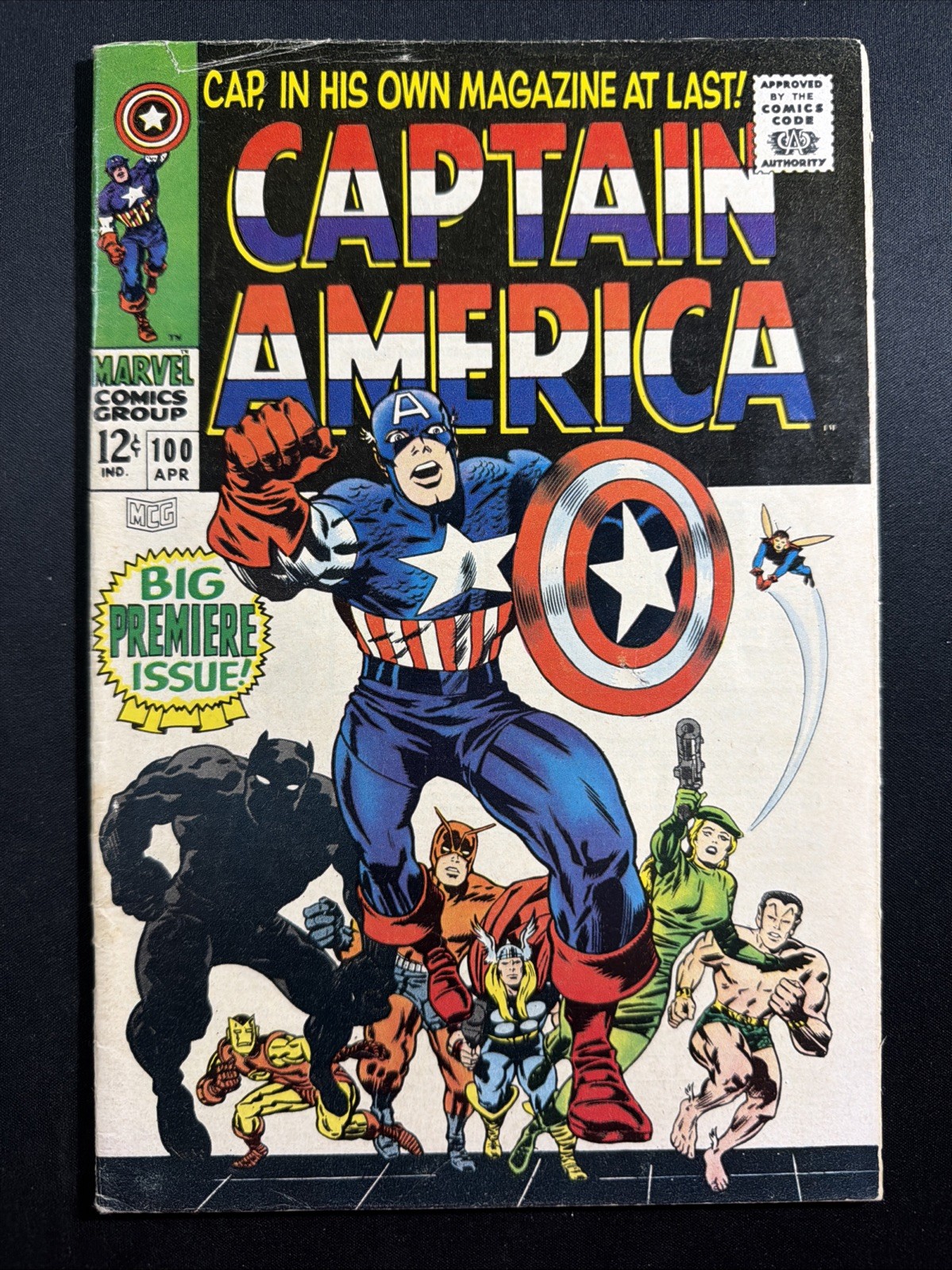 Captain America #100 1968 Marvel Comics Silver Age 1st Print VG- *A17