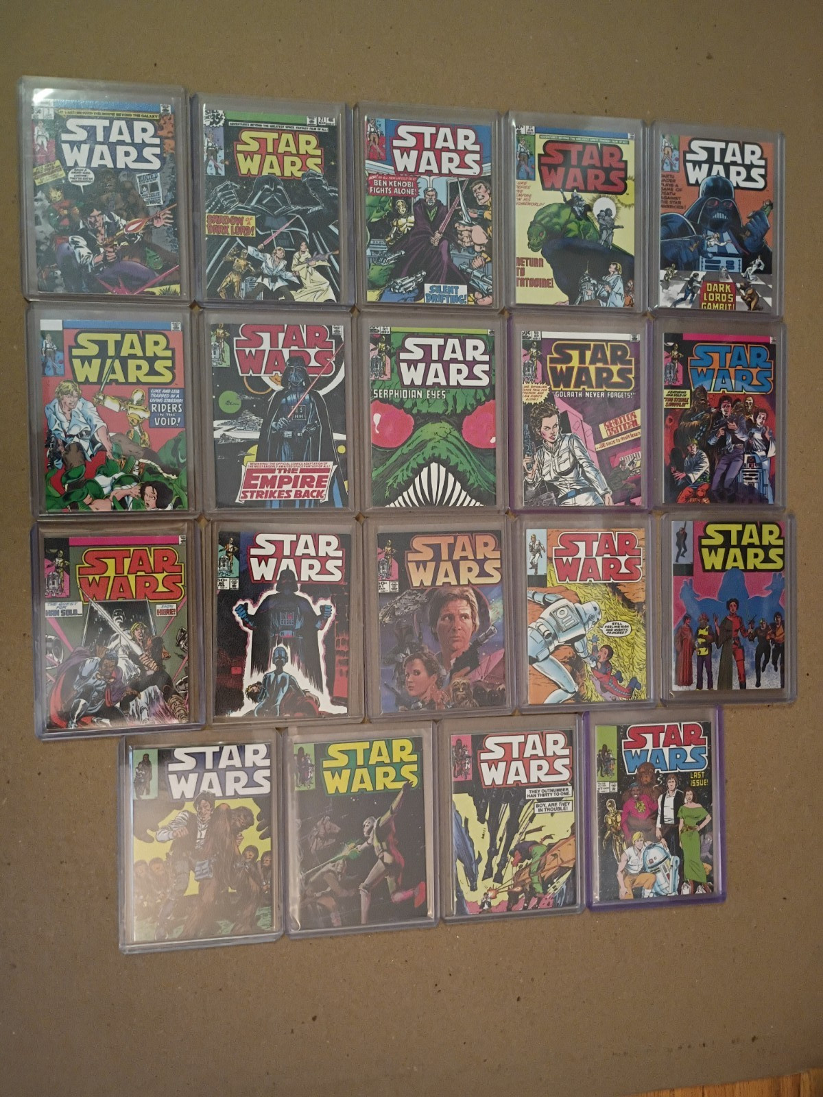 2024 Topps Star Wars Masterwork Comic Covers 19-Card Lot Canvas /25
