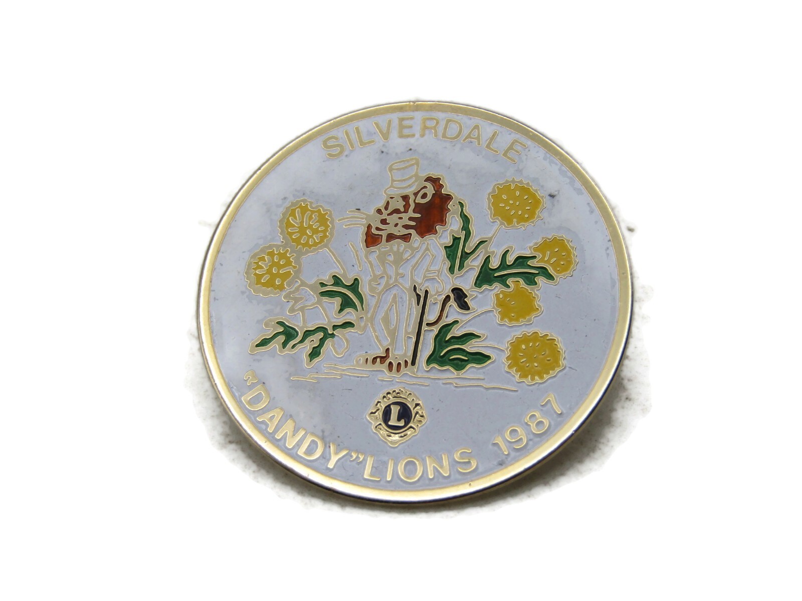 Vintage 1987 Lions Club Pin Silverdale \