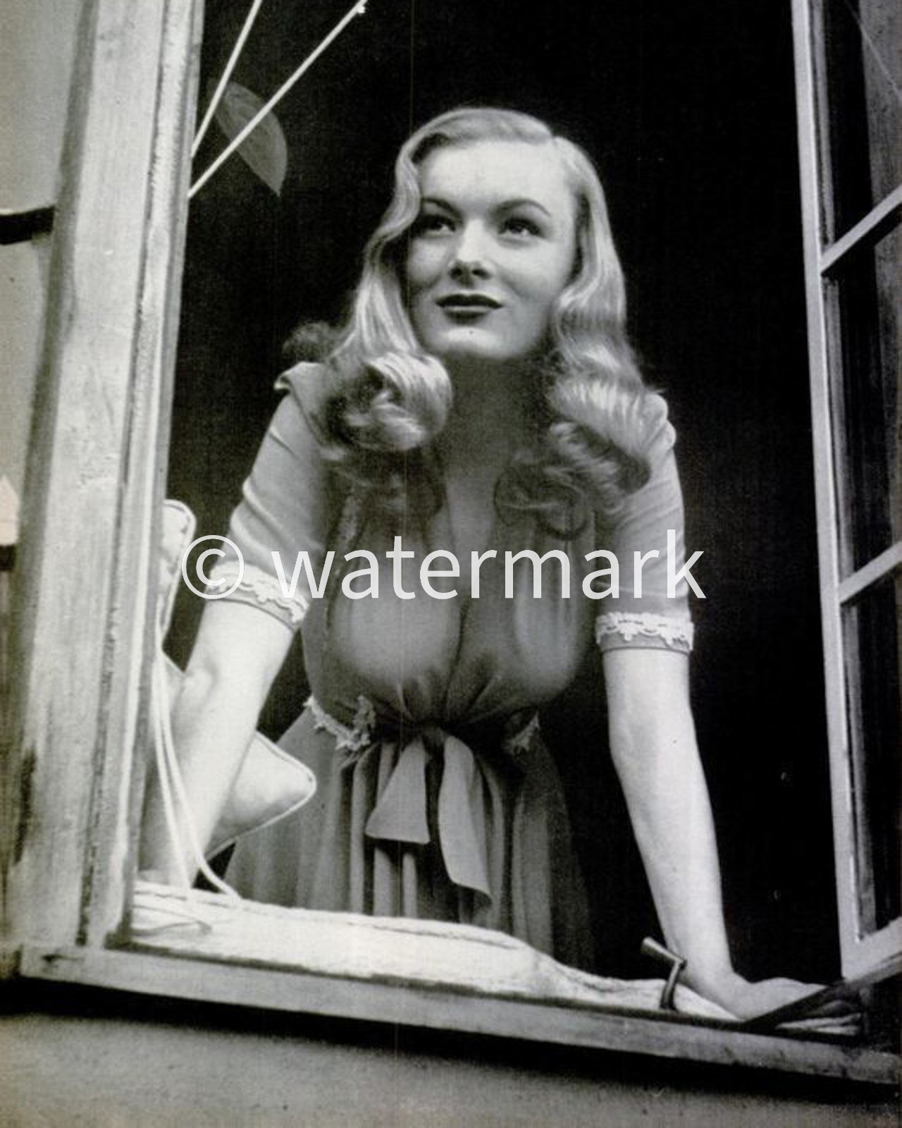 Vintage Veronica Lake 8x10 – 1940s Celebrity Photo - Golden Age Actress Glamour
