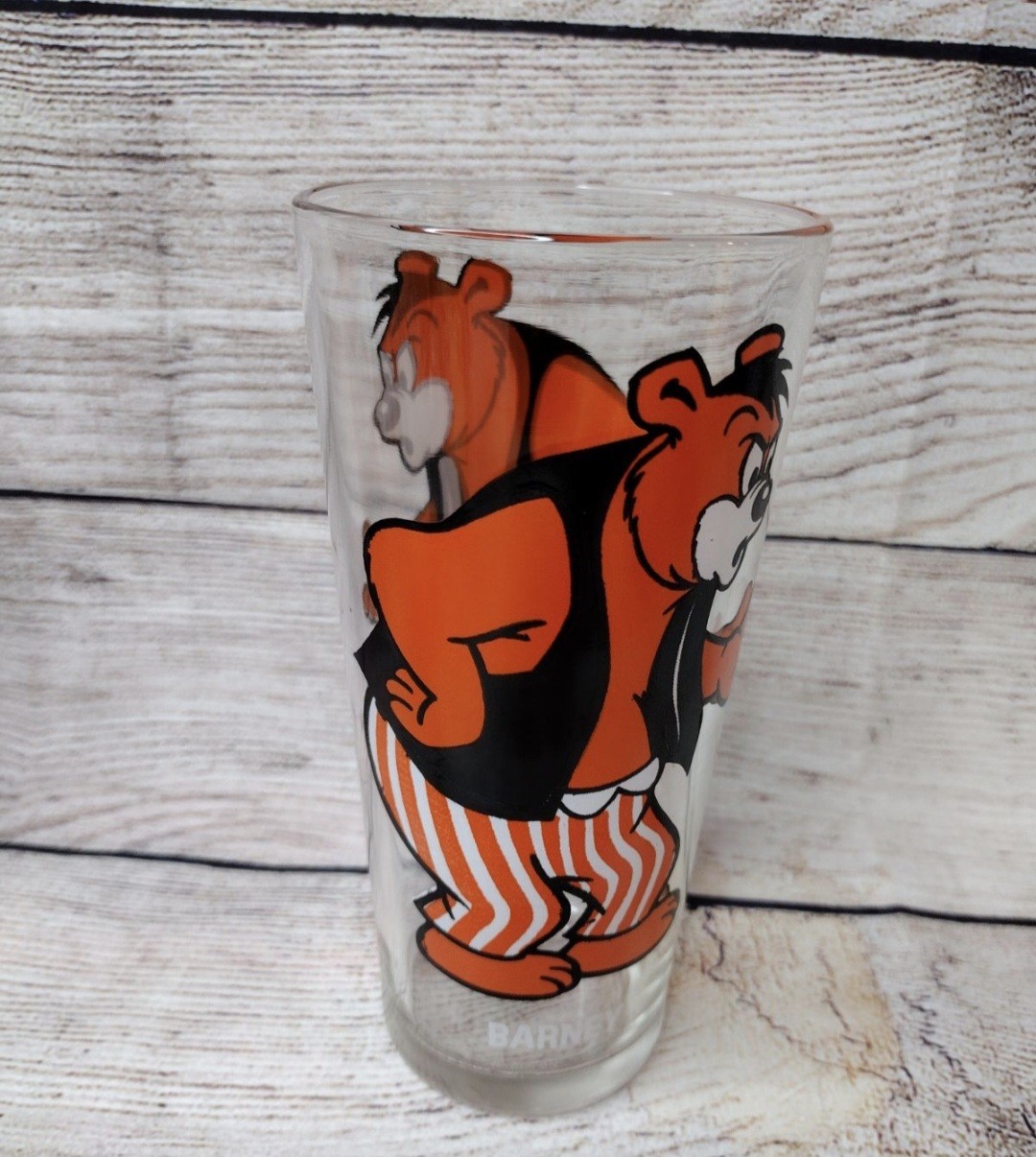 1975 Vintage Barney Drinking Glass Pepsi Collector Series MGM Inc