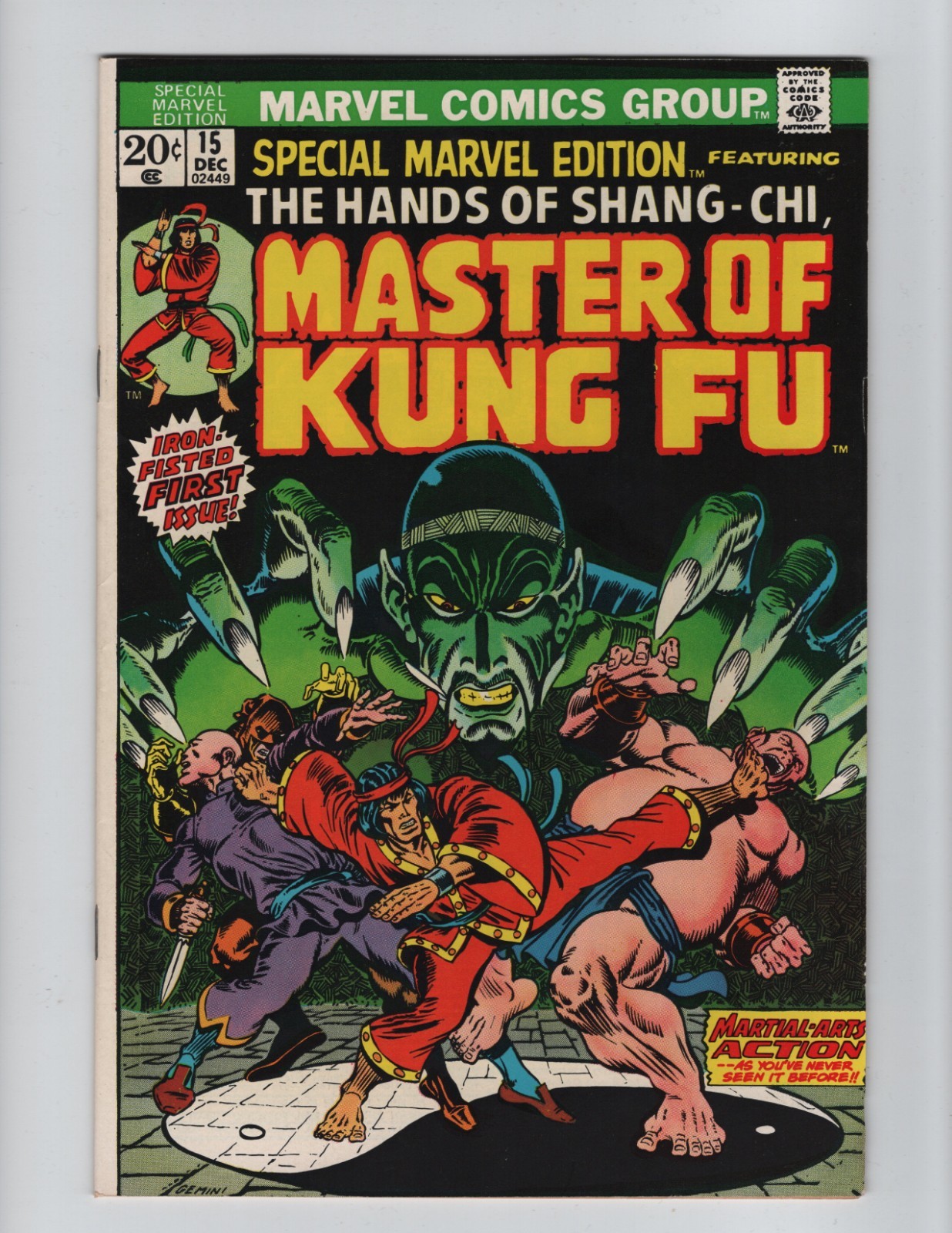 SPECIAL MARVEL EDITION #15 - MARK JEWELERS - VF 8.0 - 1ST SHANG-CHI
