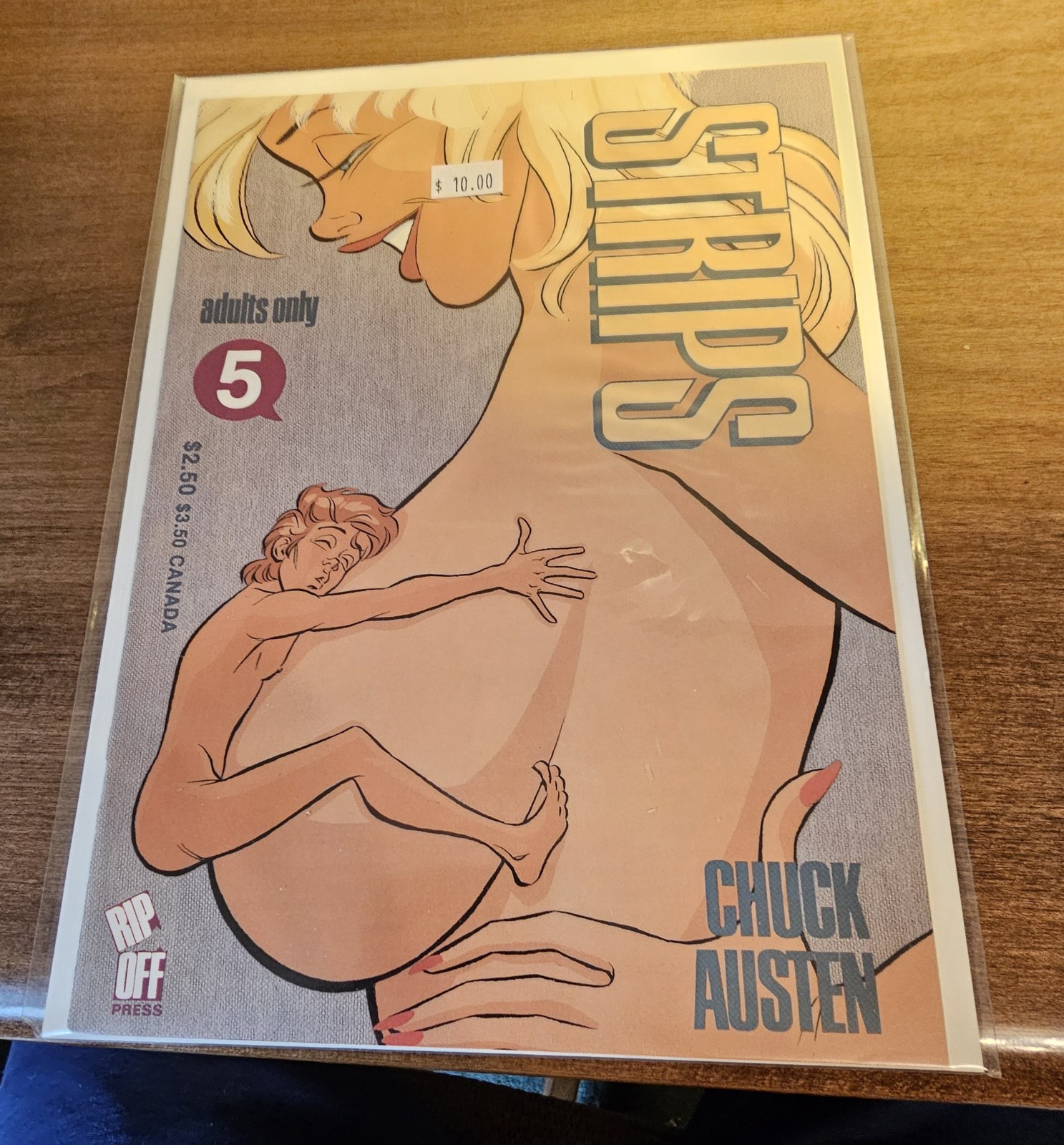Strips #5  by Chuck Austen -  1990s Adult Comic VG-NF #70