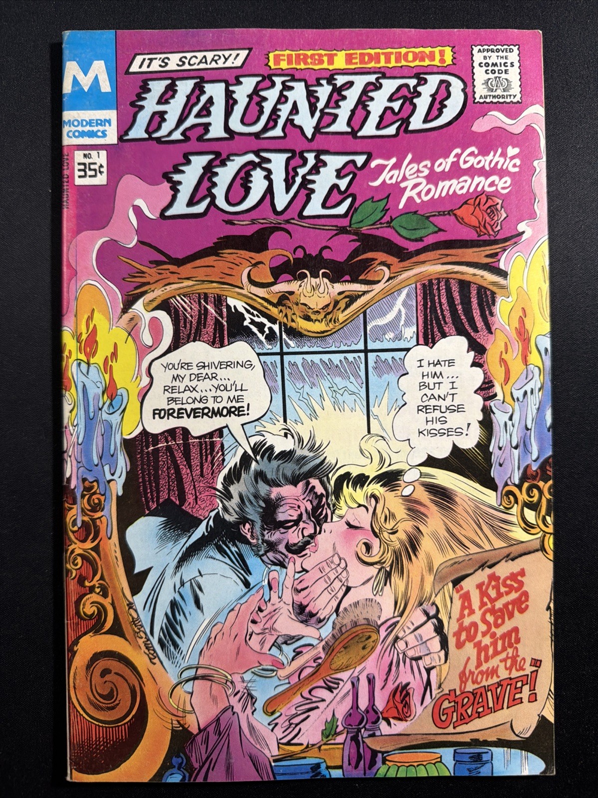 Haunted Love #1 DOUBLE COVER Modern Comics Edition Tom Sutton Bronze Horror *A18