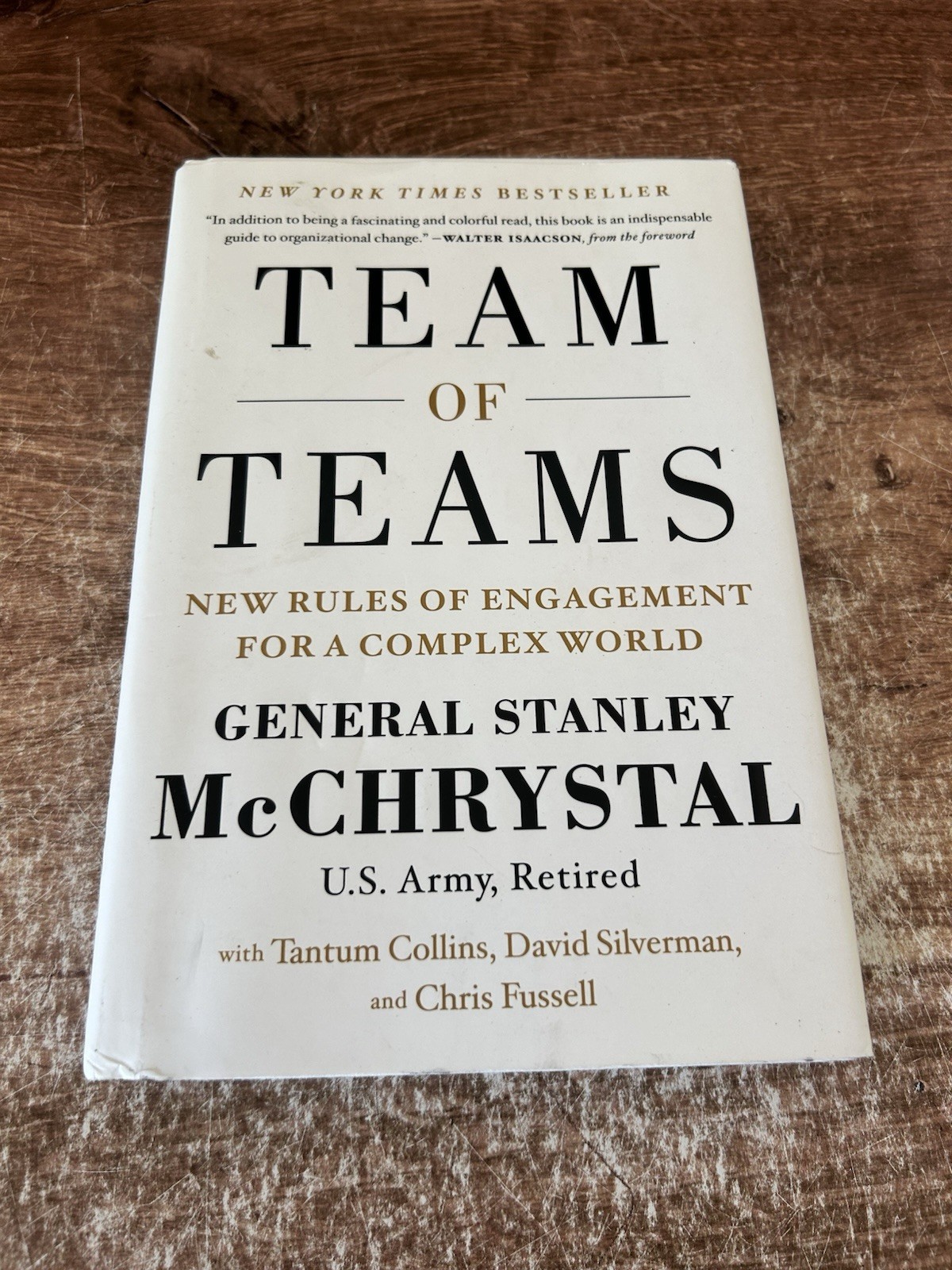 TEAM OF TEAMS BOOK BY GENERAL STANLEY McCHRYSTAL - AUTOGRAPHED