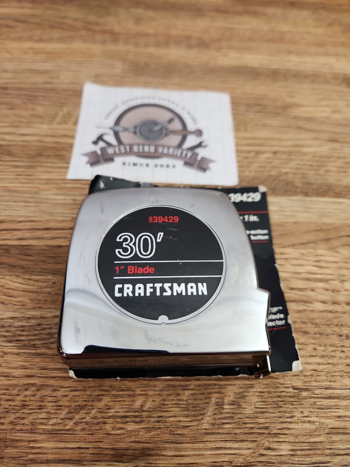 NOS Sears Craftsman USA Nos 30’ Tape Measure 39429 Locking Tough Tip, USA