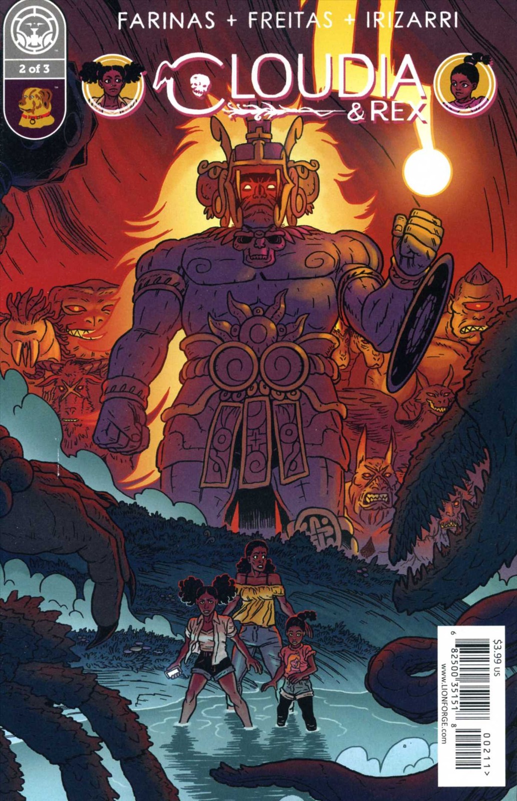 Cloudia and Rex #2 VF; Lion Forge | Ulises Farinas - w/Bag+Board