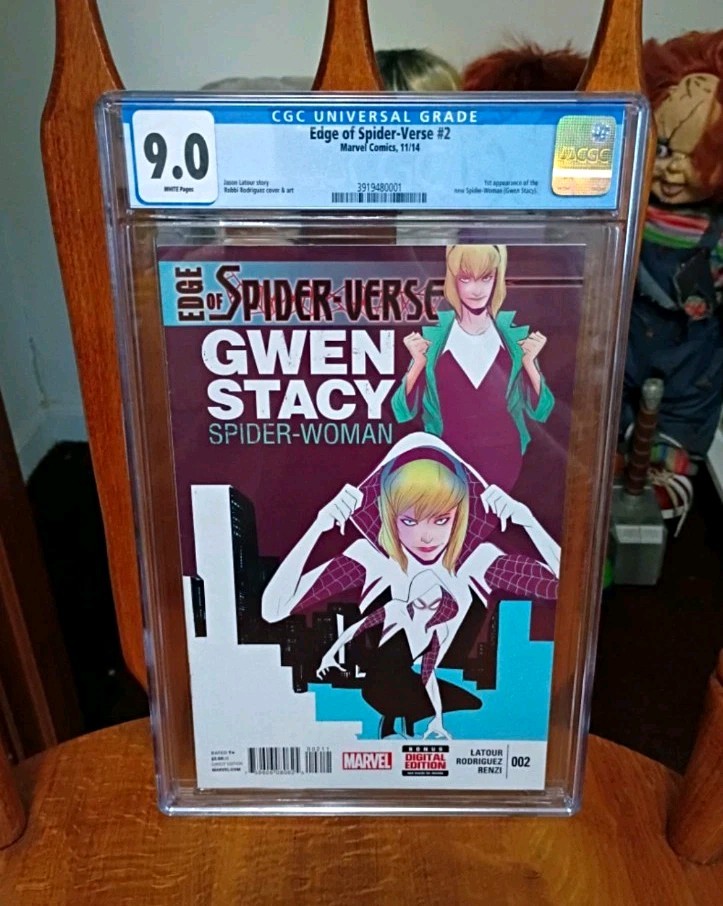 Marvel Edge of Spider-Verse #2 CGC 9.0 2014 Gwen Stacy Spider Gwen