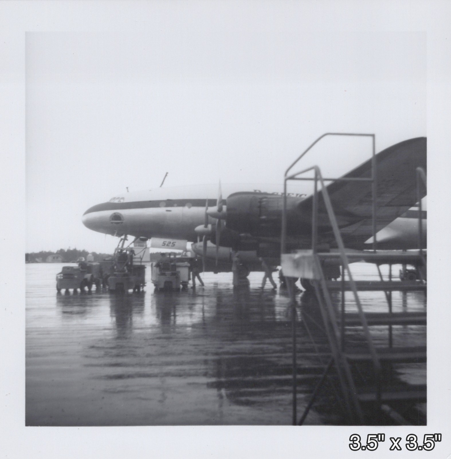 Lockheed Constellation Airliner Pacific Aviation Propeller VINTAGE PHOTO