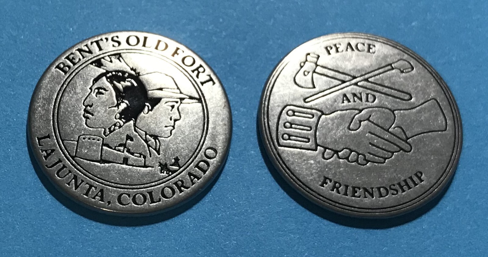 Bent's Old Fort Peace and Friendship Token