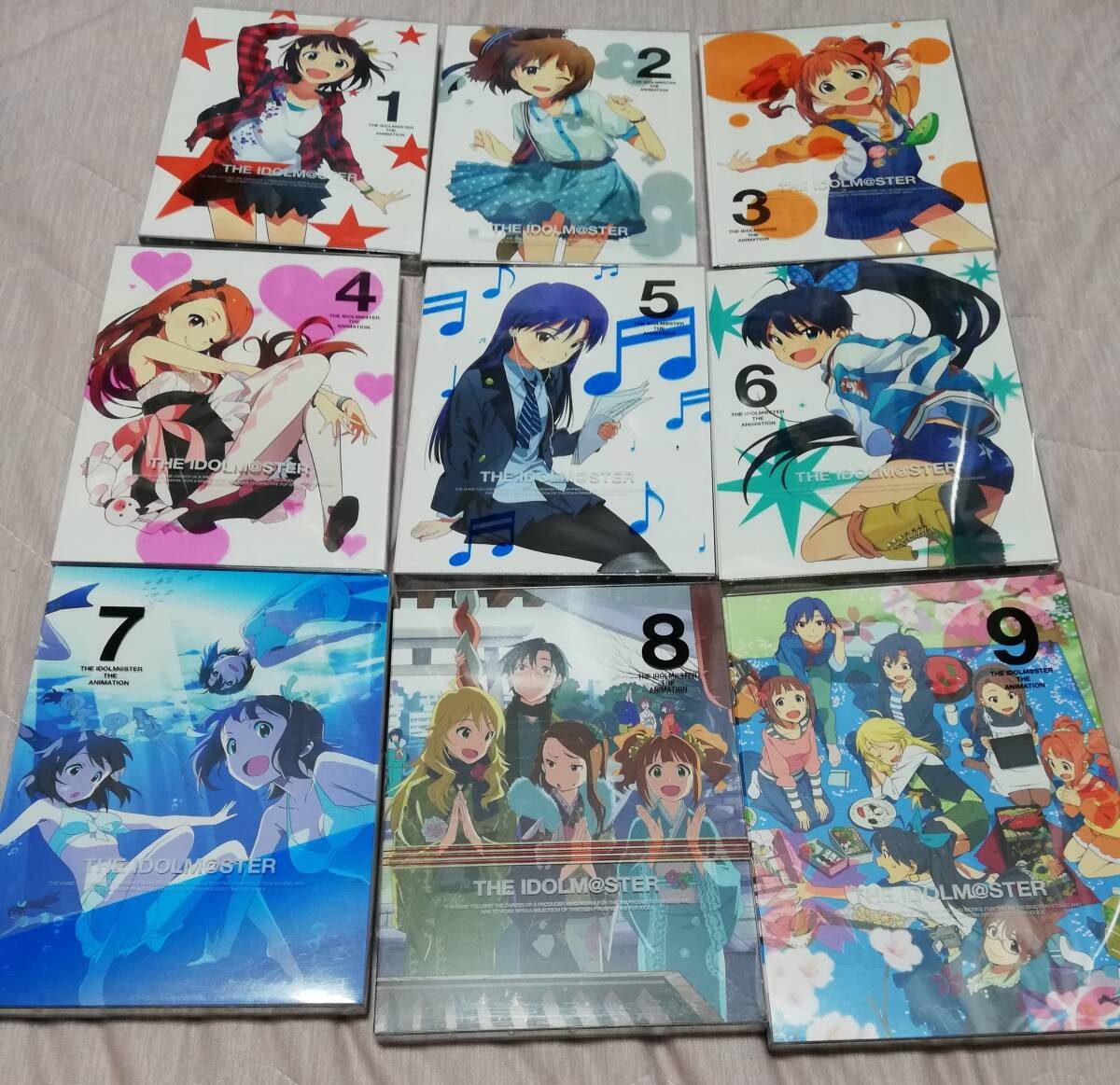 THE IDOLM@STER Blu-ray Complete 9 Volume set Limited Edition Japan ver.