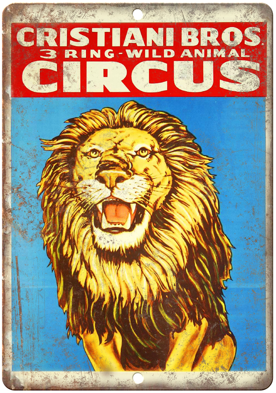 Christiani Bros Wild Animal Circus Poster 12\