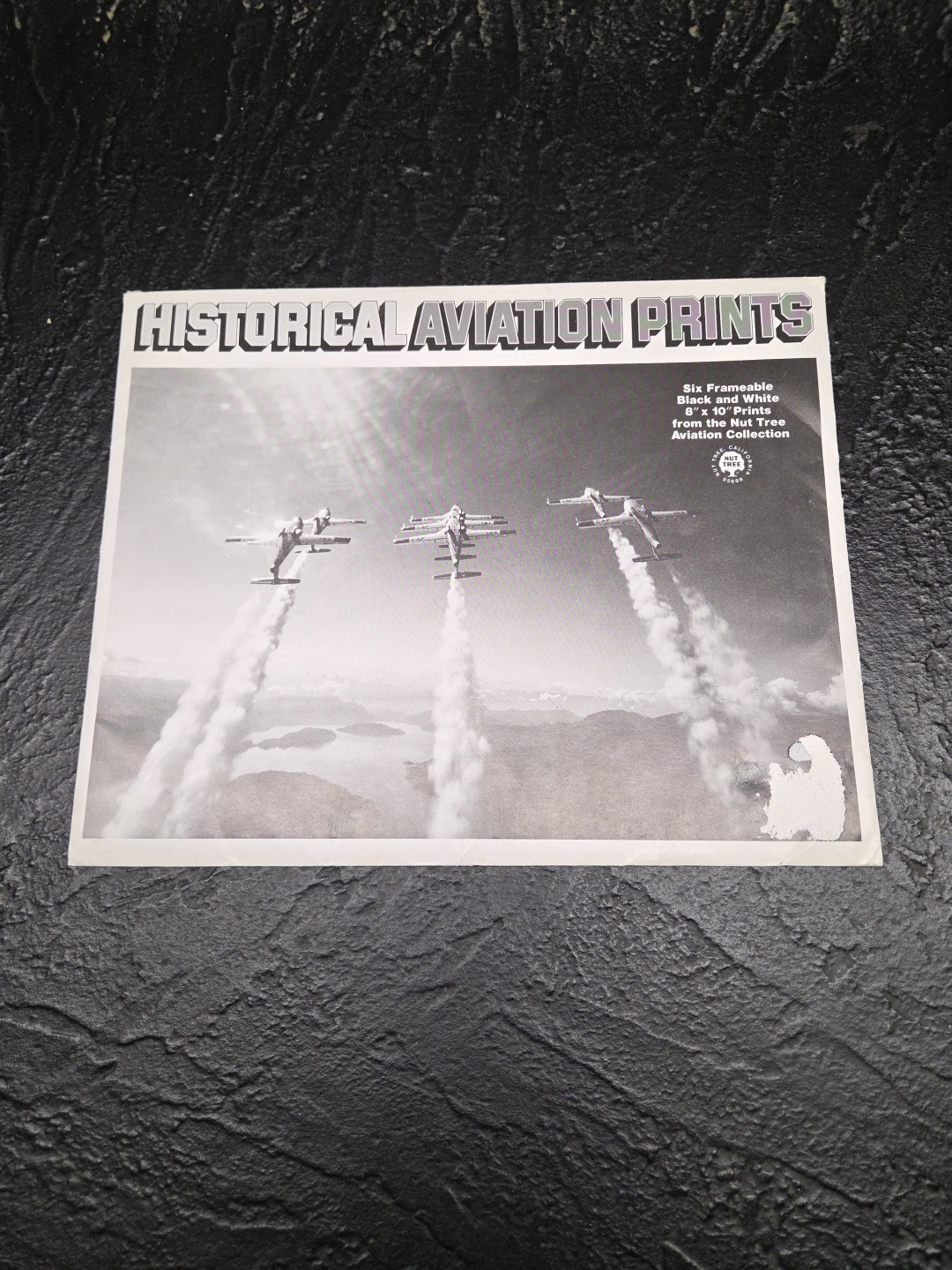 Vintage 70s B&W Historical Aviation Prints (6) Size 8