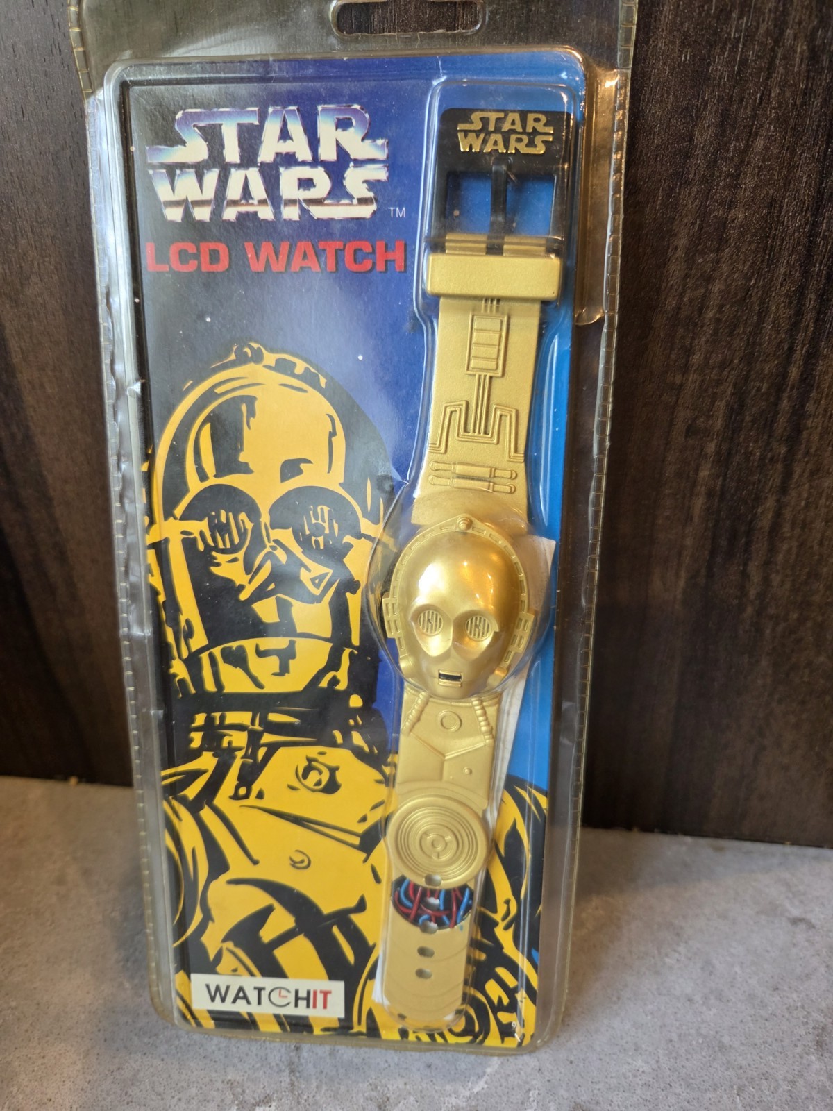 Star Wars C-3PO LCD Watch by WatchIt - New Sealed Vintage 1997 Collectible