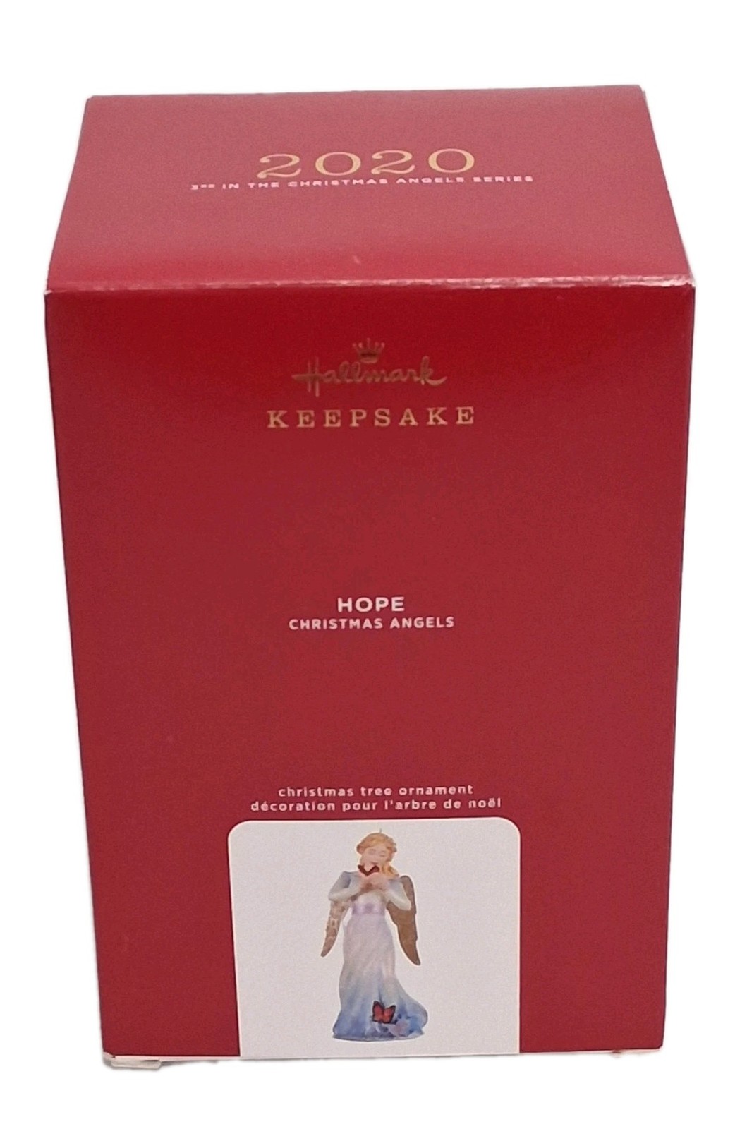 Hallmark Angel Hope Butterflies 2020 Signed Joanne Eschrich Christmas Ornament