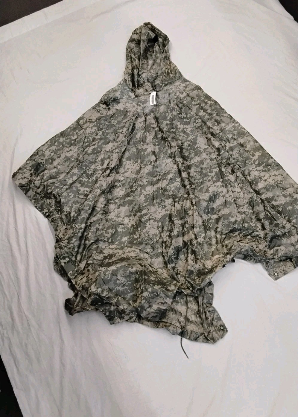 New With Tags - US Military Issue ACU UCP Wet Weather Poncho ORC Industries