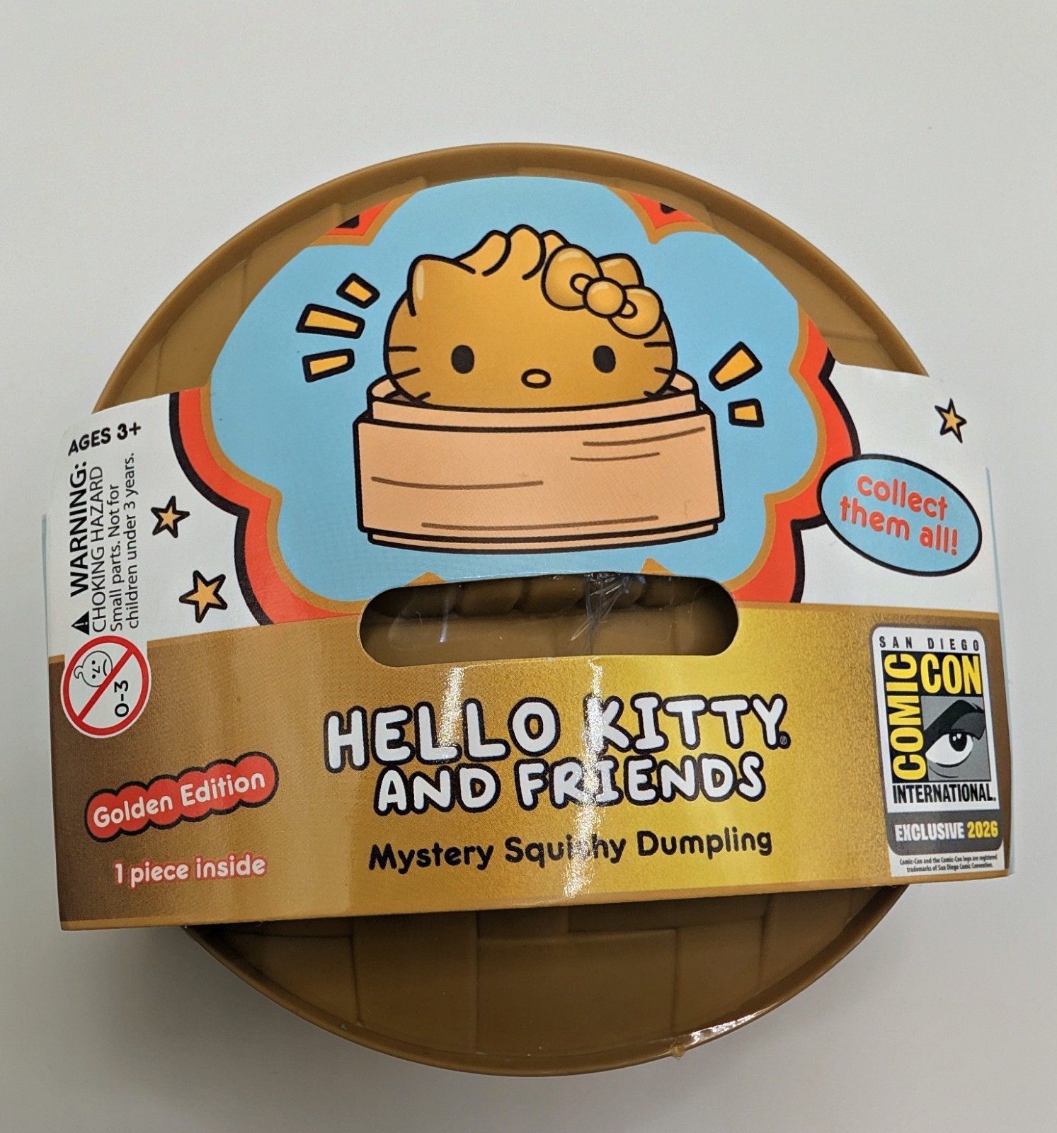 2026 San Diego Comic Con Mystery Dumpling Sanrio, Golden Edition.