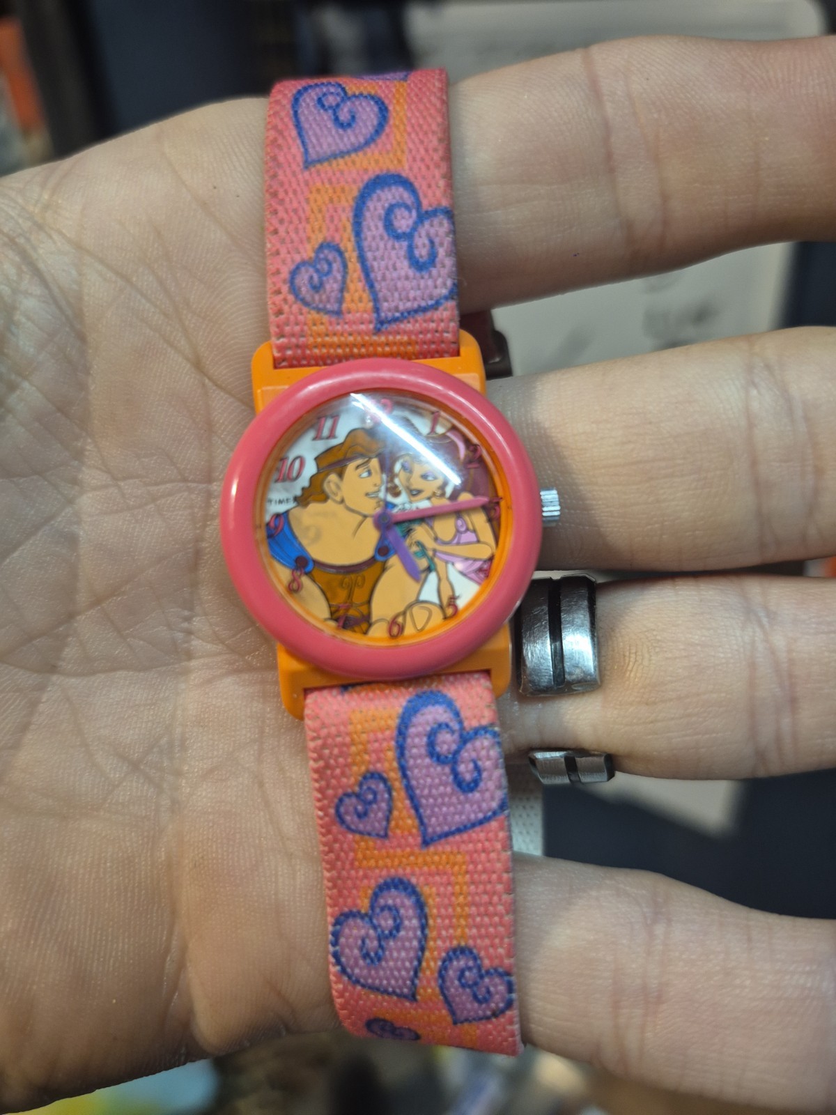 Vintage Womens Hercules Disney Watch Pristine Condition  Rare