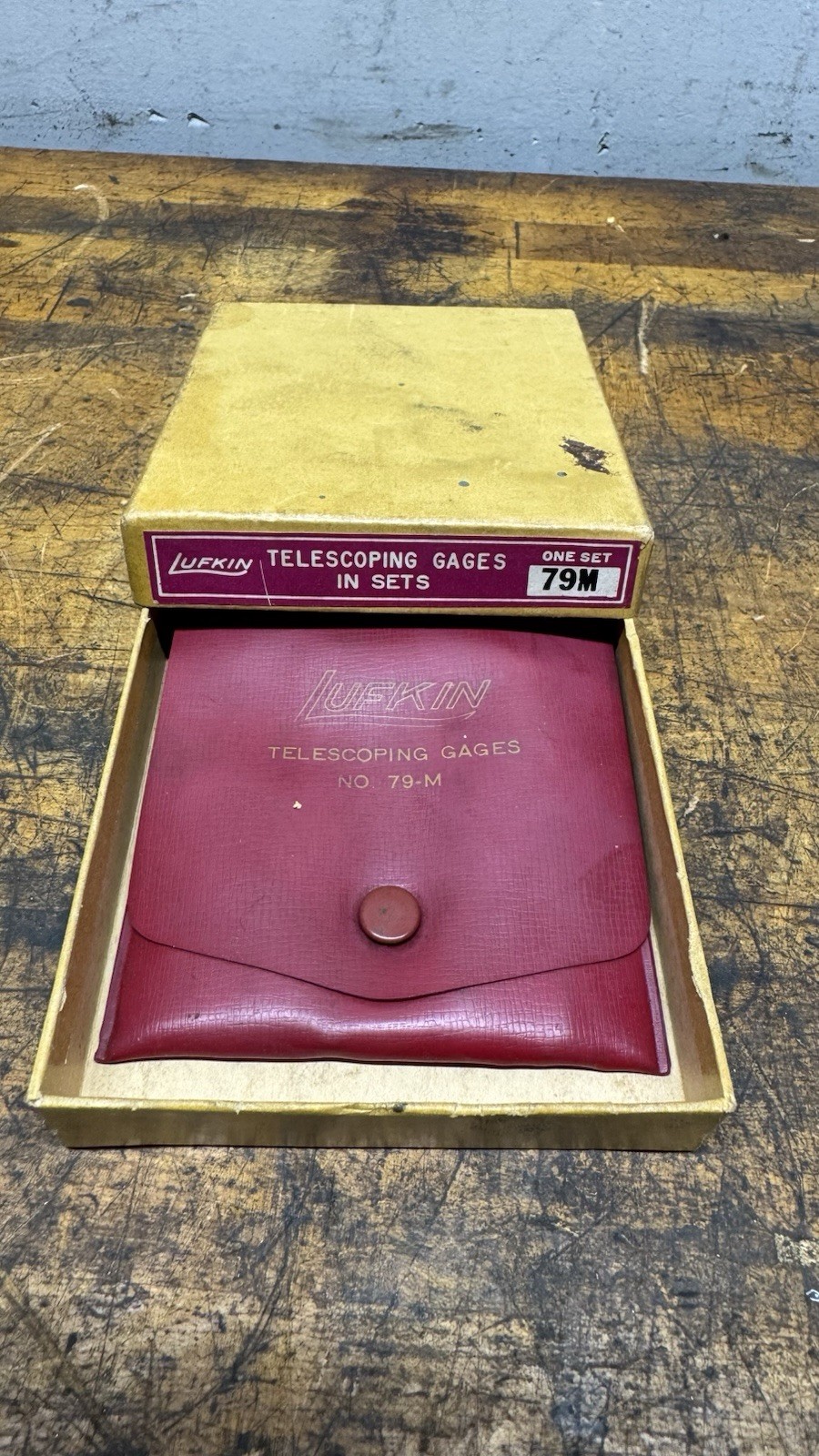 Vintage Lufkin Telescoping Gages No. 79M Complete Set-NICE Original Box