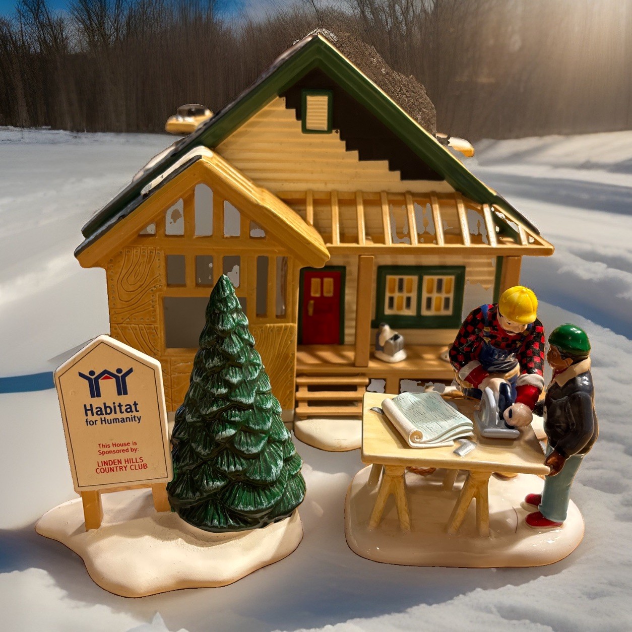 Dept 56 Original Snow Village A Home In The Making Habitat for Humanity READ