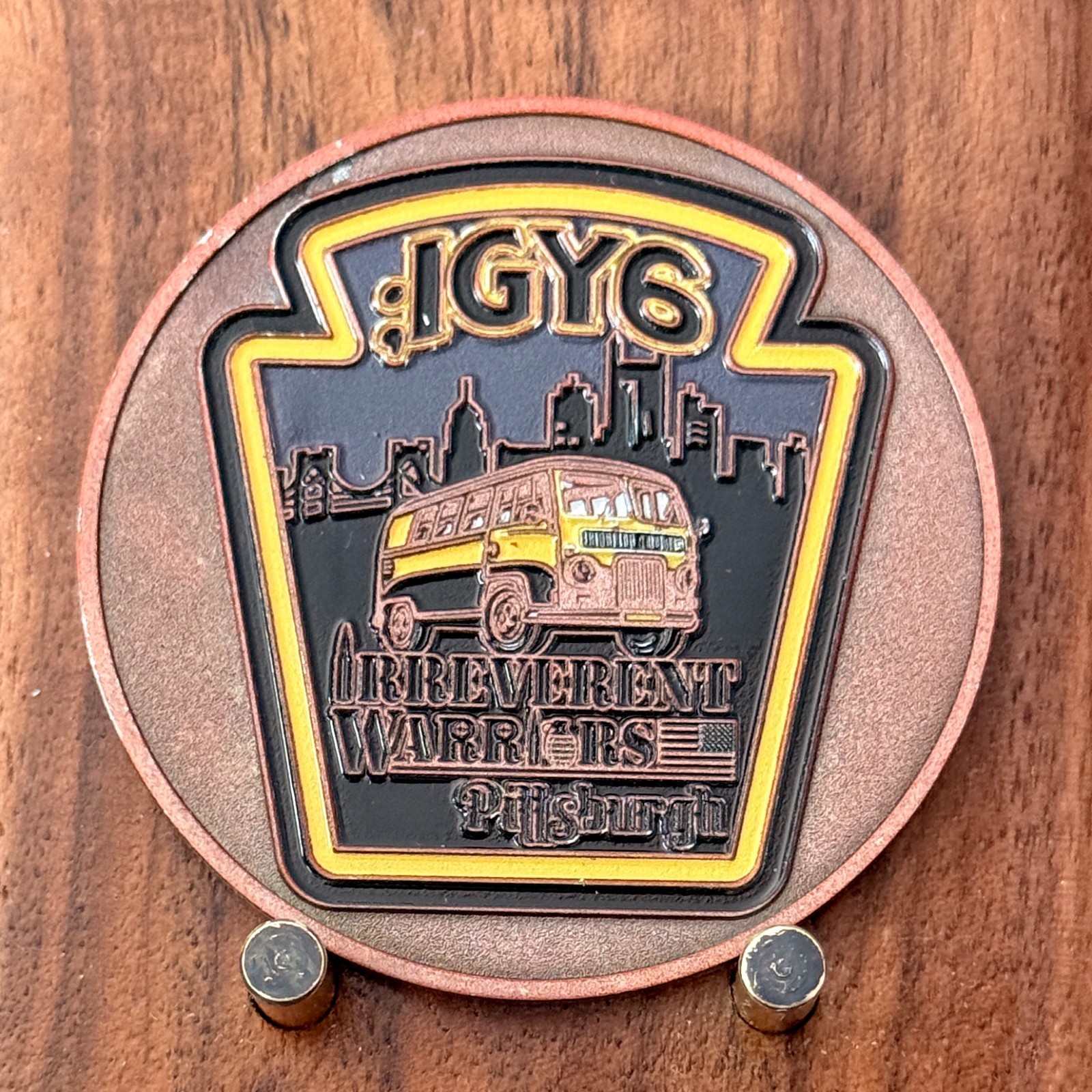 IGY6 Irreverent Warriors Pittsburgh Veteran Challenge Coin  W#26
