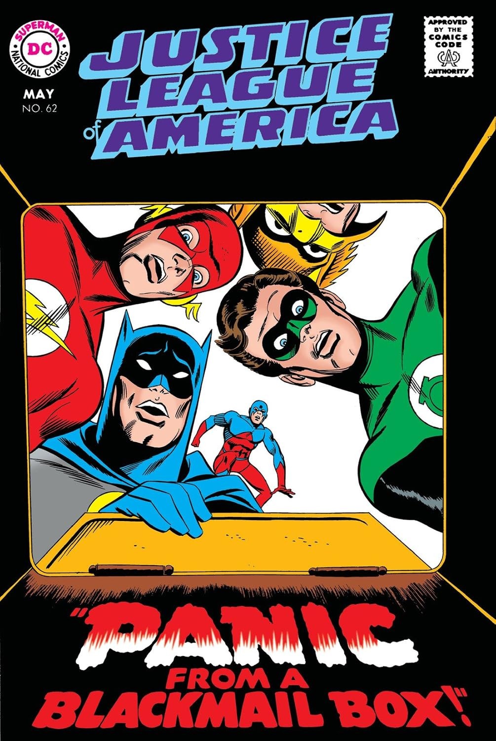 JUSTICE LEAGUE OF AMERICA Silver Age comic book #62 BATMAN ATOM HAWKMAN FLASH