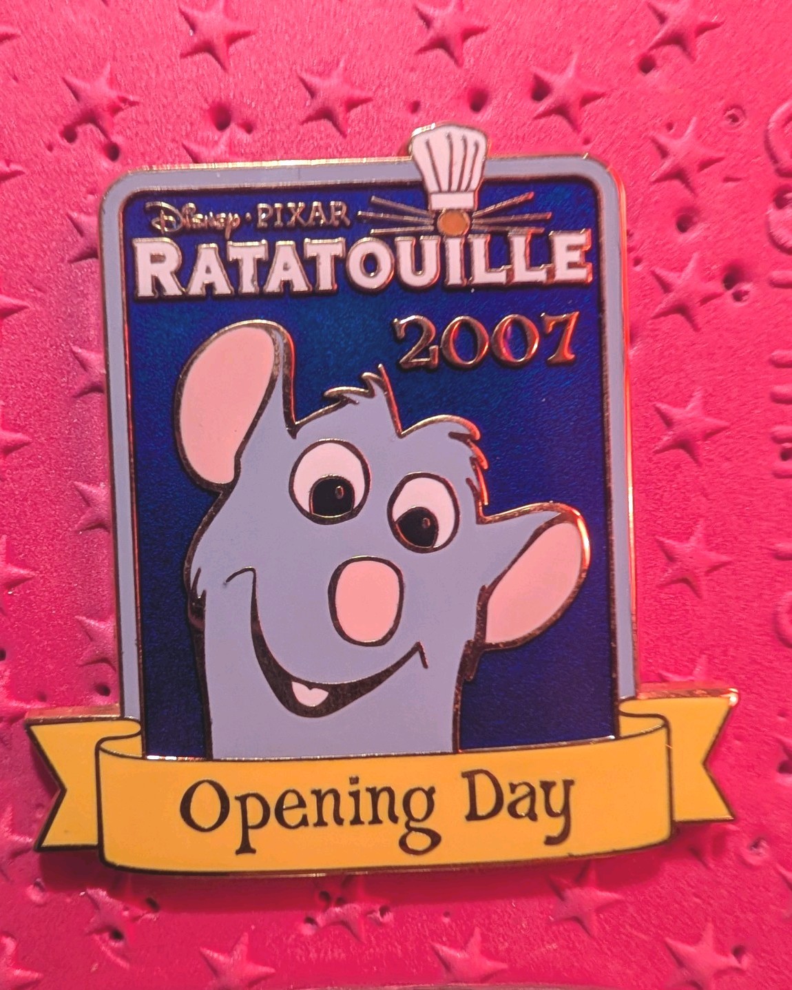 Disney Pin WDW Cast Exclusive Ratatouille Opening Day 2007 LE 500 Rare Remy
