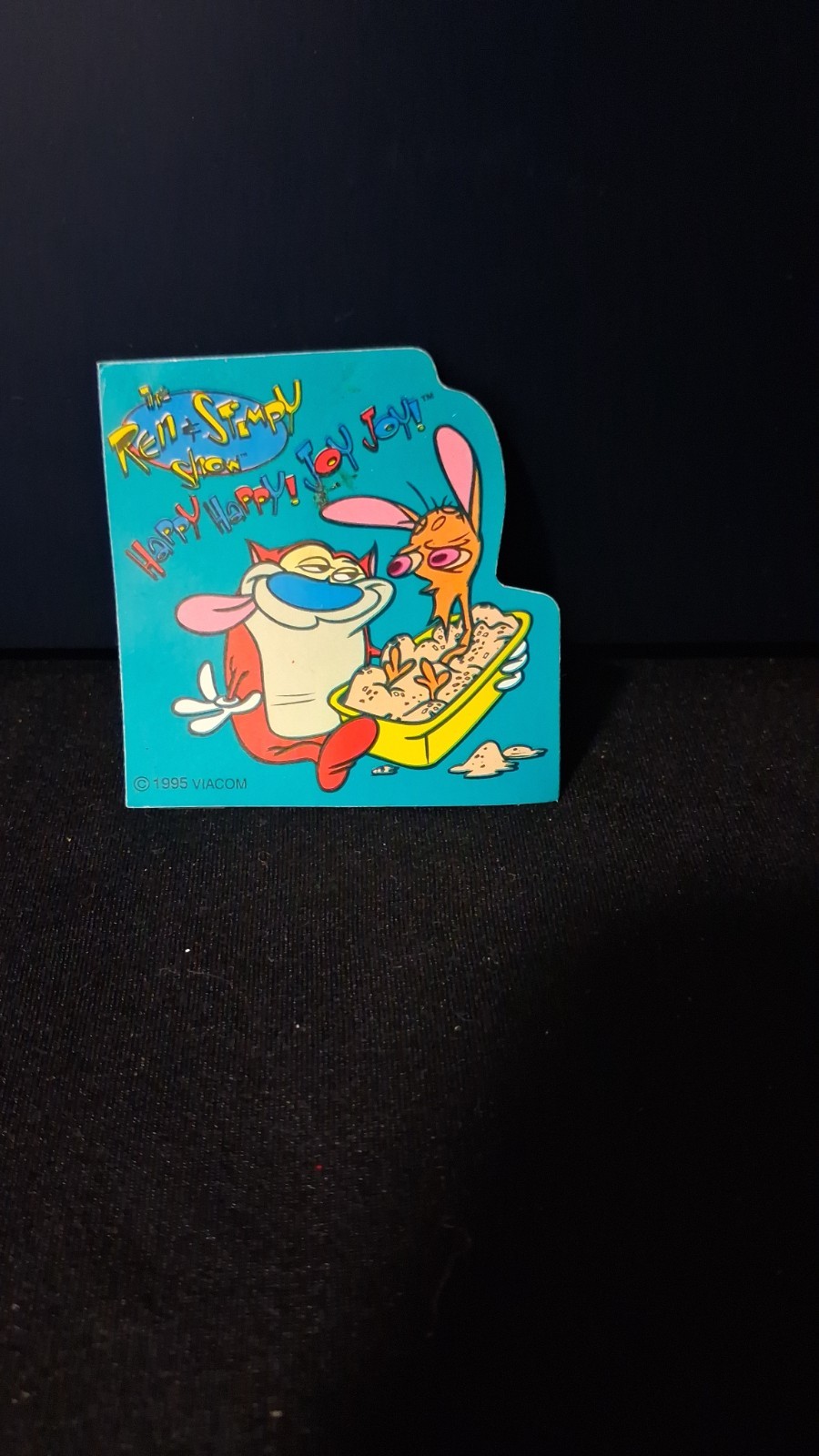 Vintage 1995 Ren and Stempy magnet