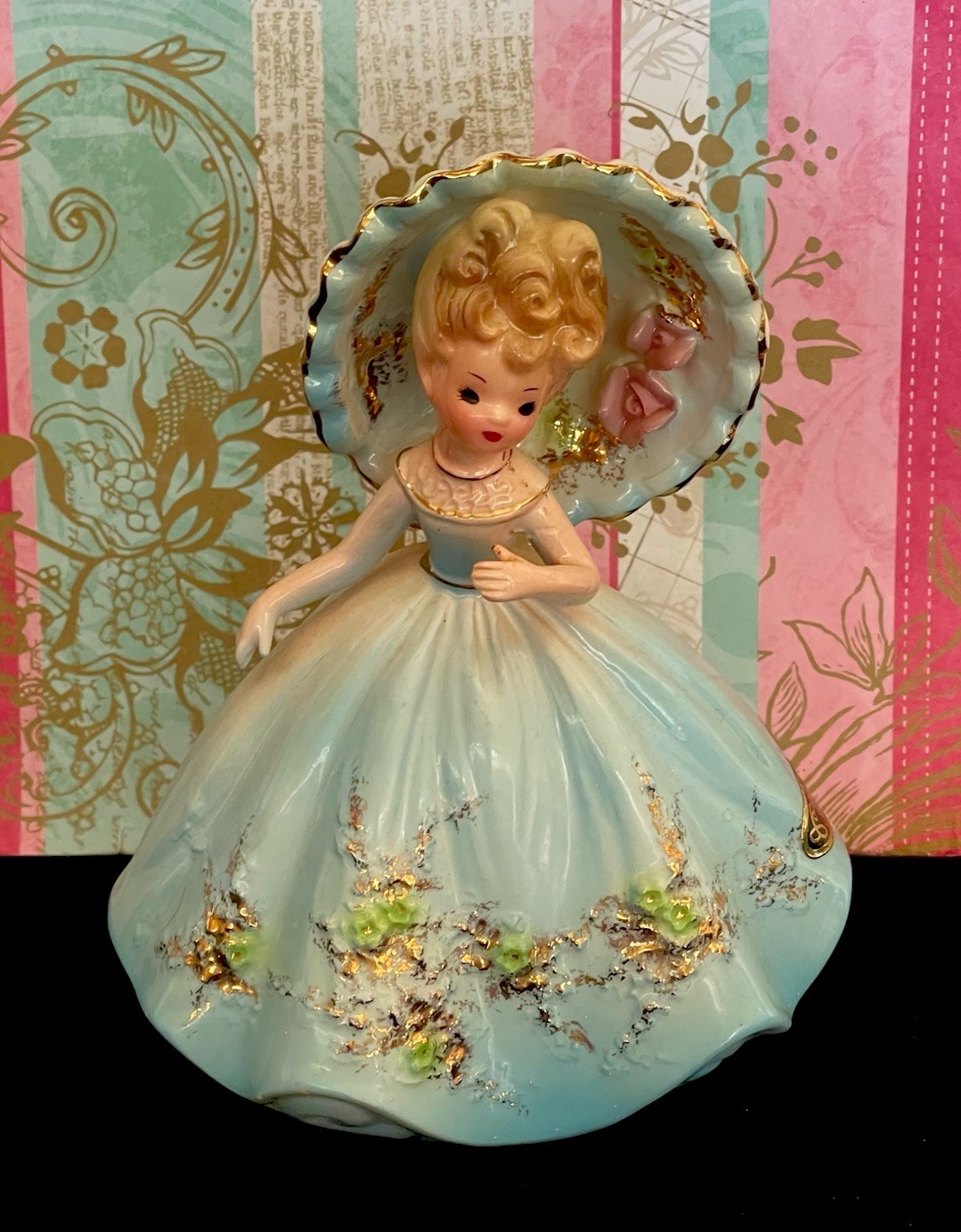 Vintage  Josef Originals Debutante Parasol Girls Series