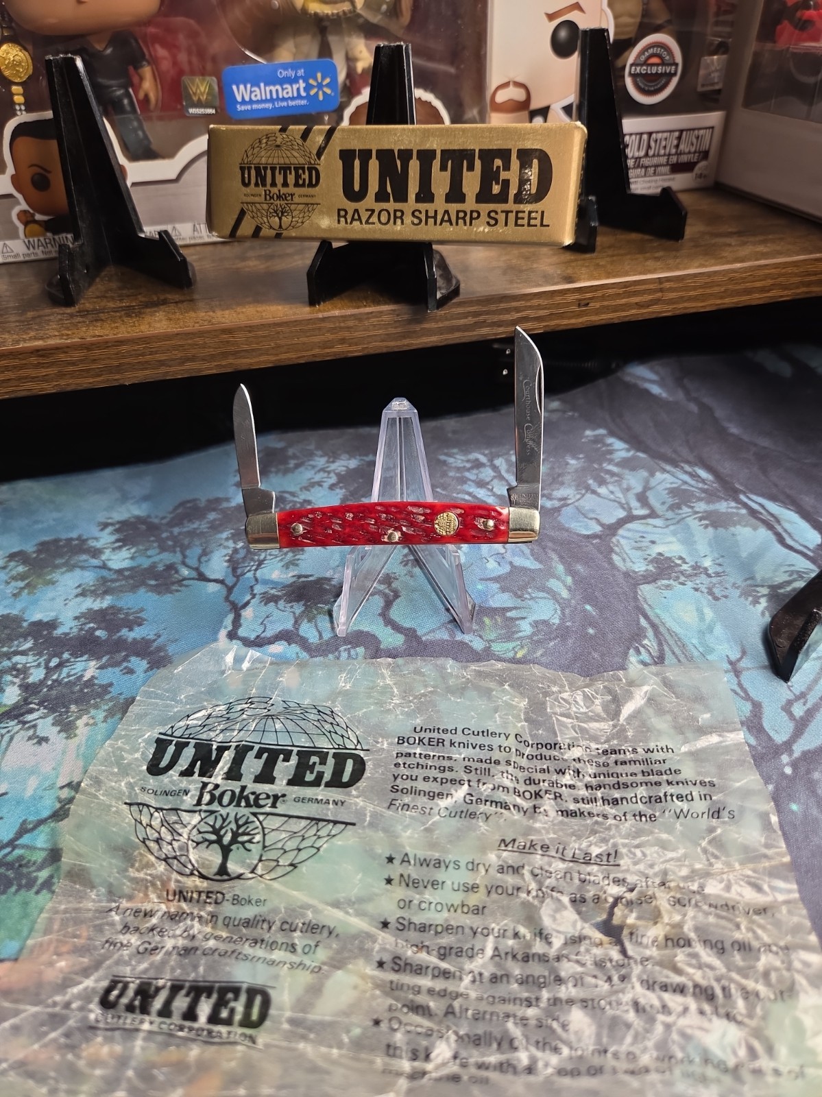 UNITED BOKER TREE BRAND MADE IN SOLINGEN GERMANY UC126R HALF CONGRESS MIB