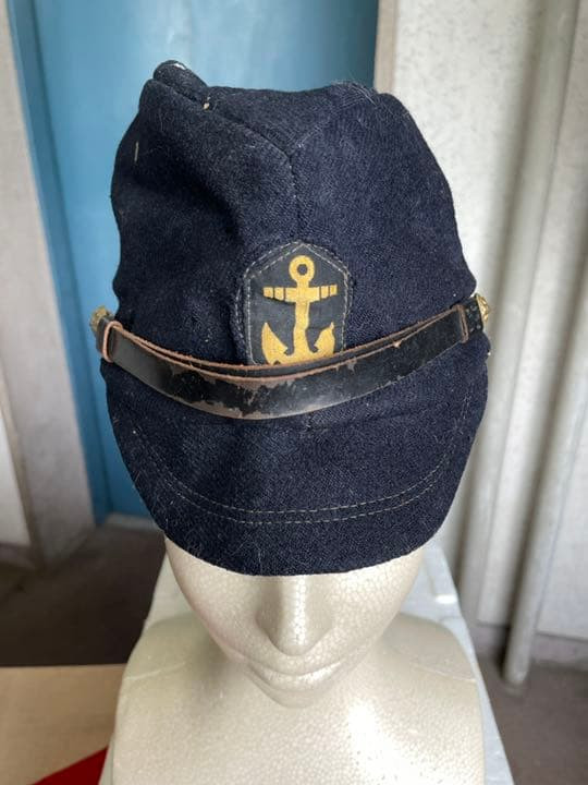 Former  Japanese Navy Landing Force NCO Cap Hat Type 1 – Original WWII IJN Me