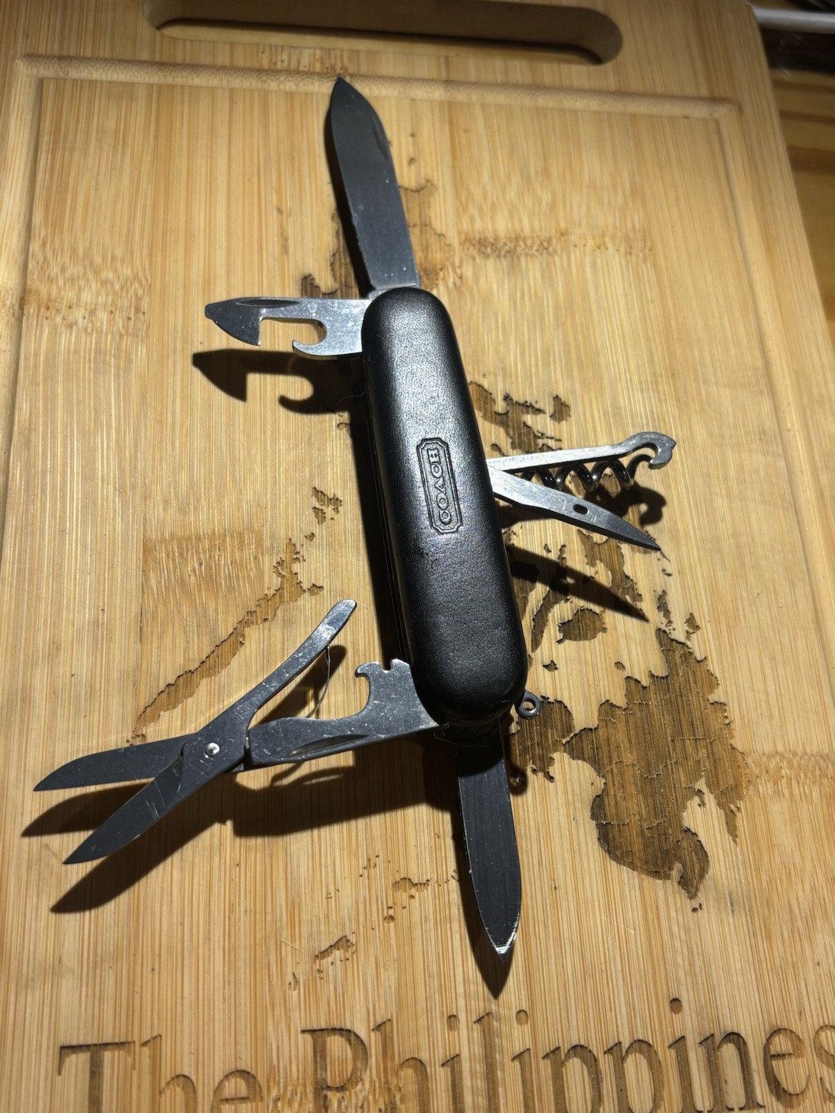 Victorinox Coach Climber Swiss Army Knife 91mm  Leather Scales. Limited Edition.