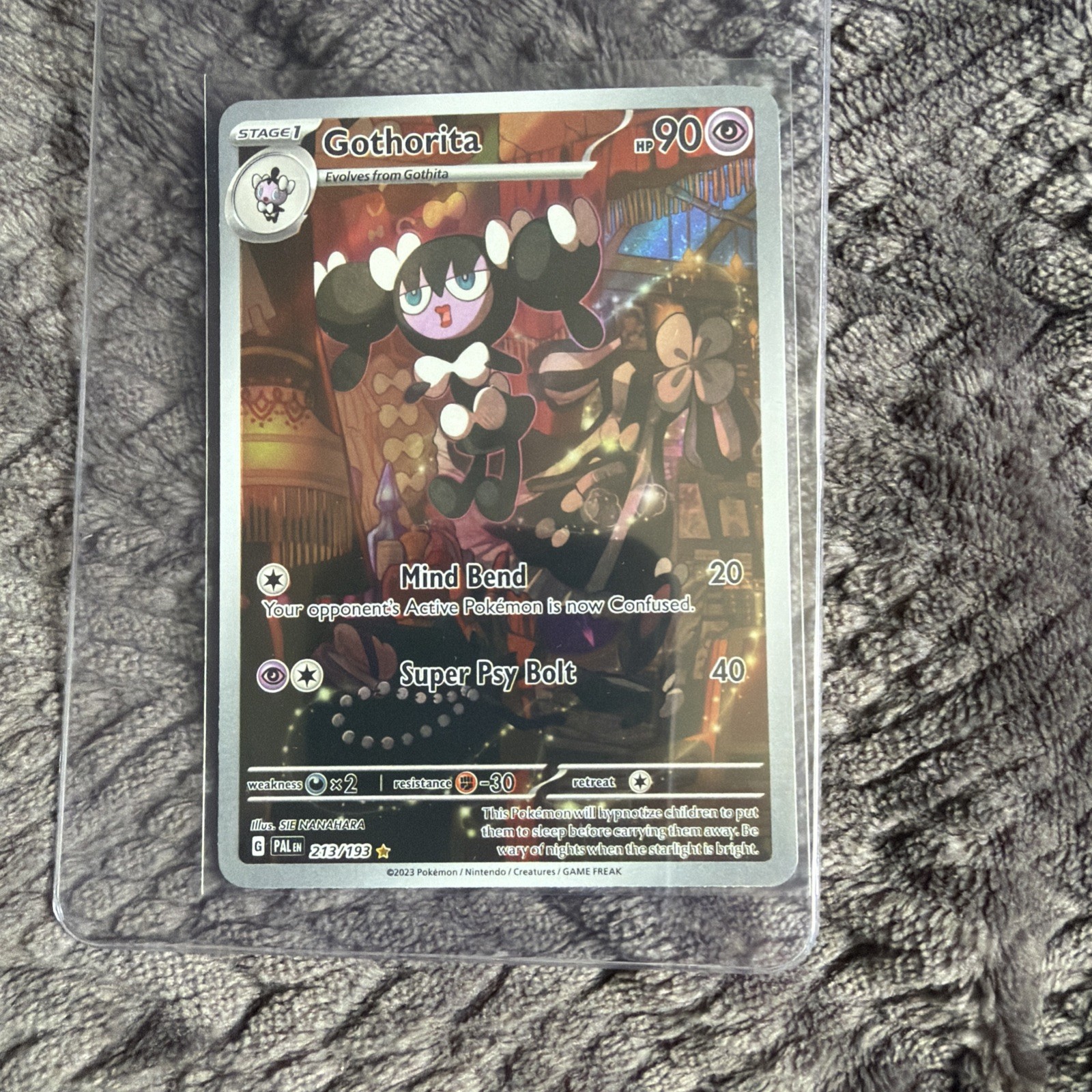 Gothorita Illustration Rare SV: White Flare 125/086 NM