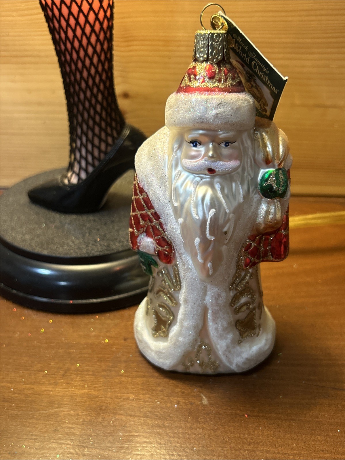 HTF Retired 2014 Old World Christmas Baltic Santa Ornament NWT